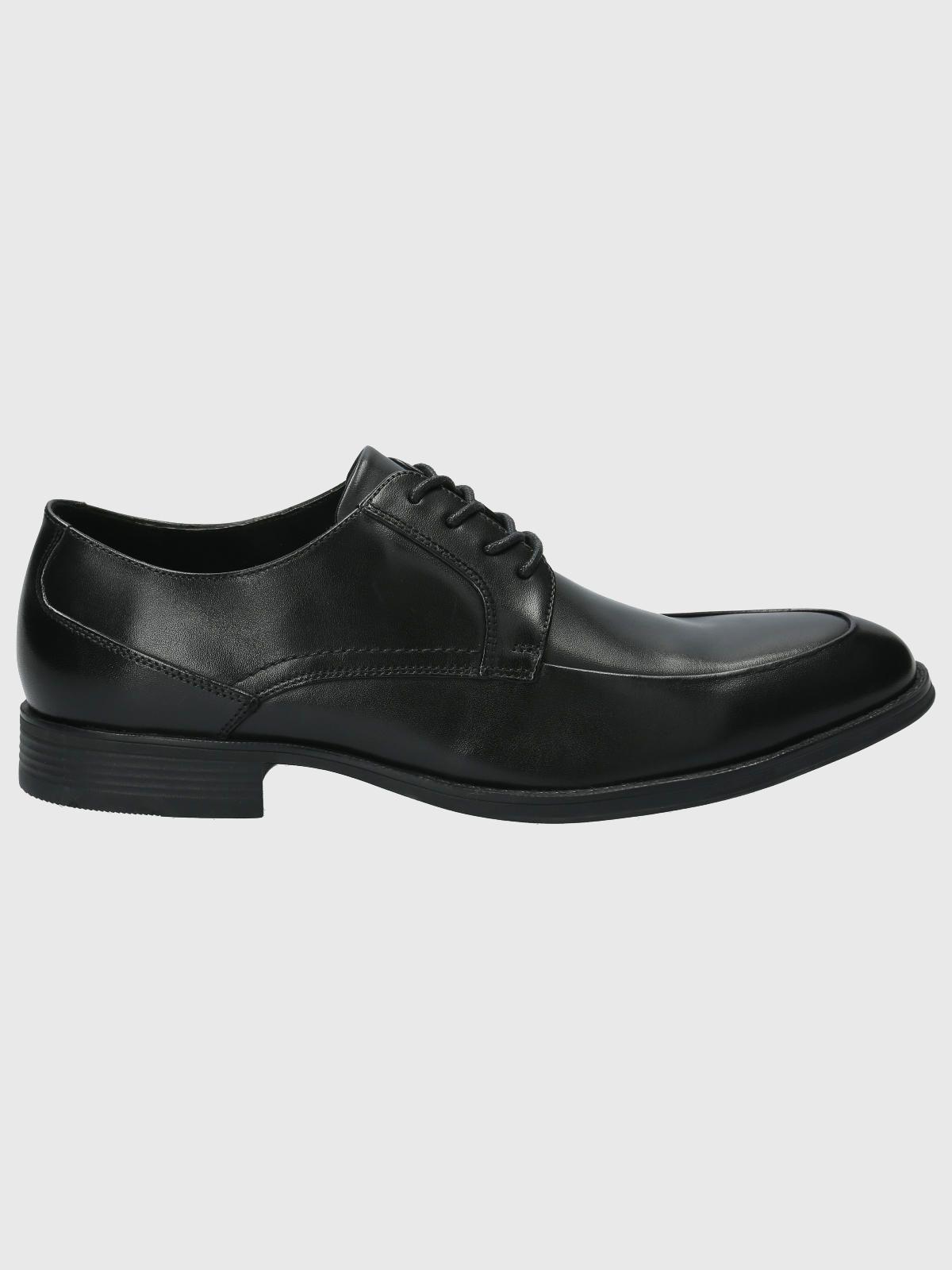 Zapato Cuero Hombre Rocko Negro-1