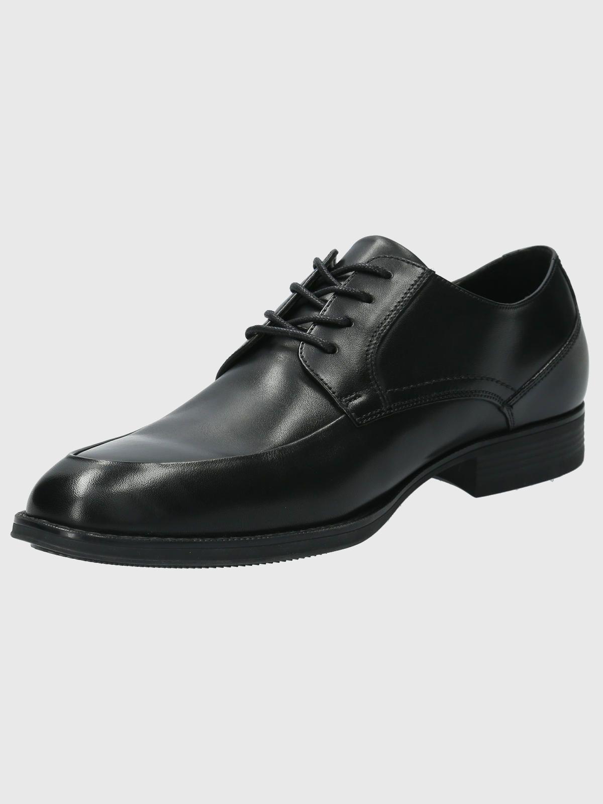 Zapato Cuero Hombre Rocko Negro-4