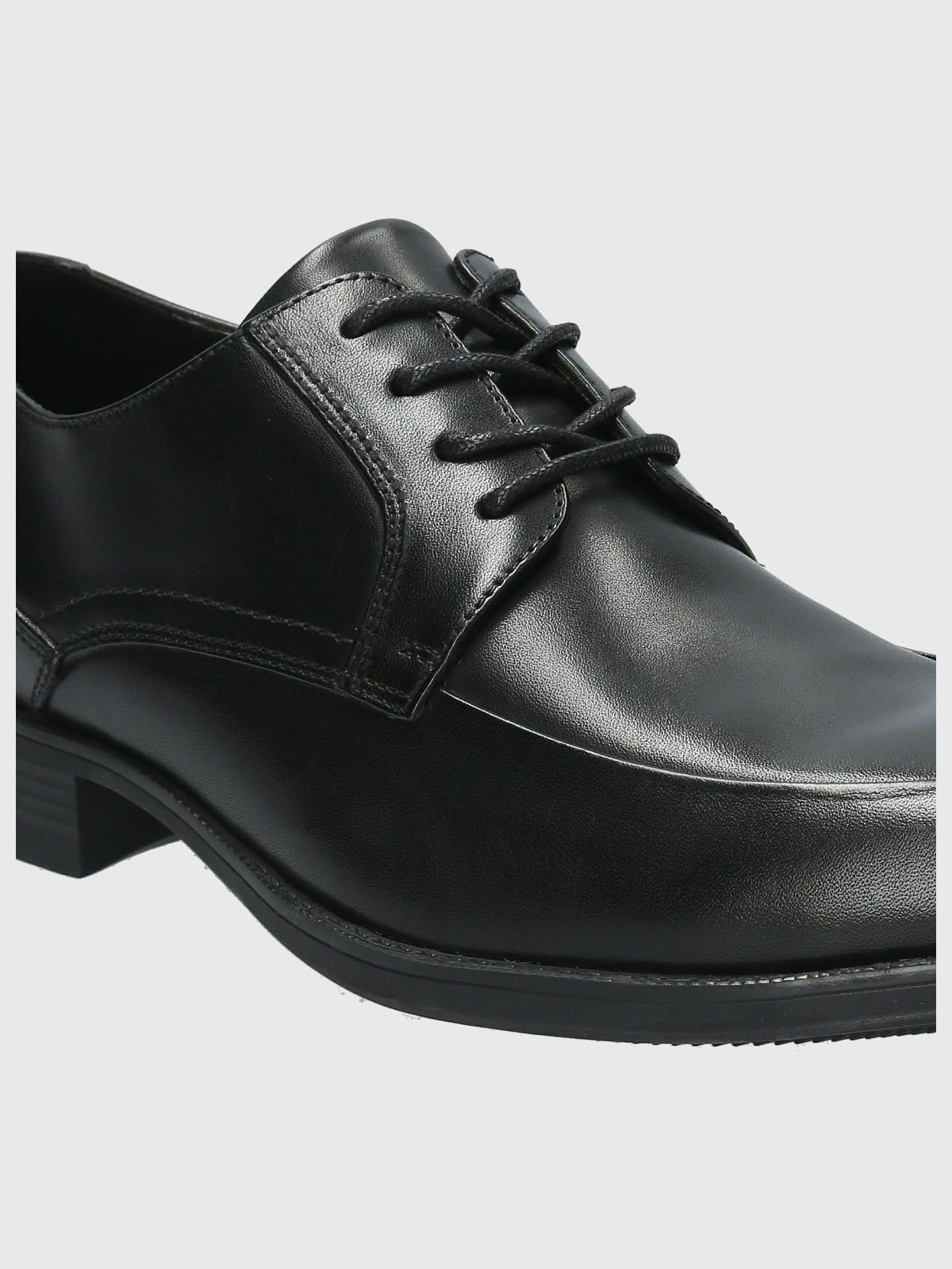 Zapato Cuero Hombre Rocko Negro-7