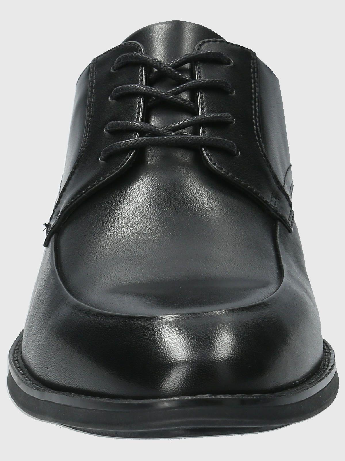 Zapato Cuero Hombre Rocko Negro-3