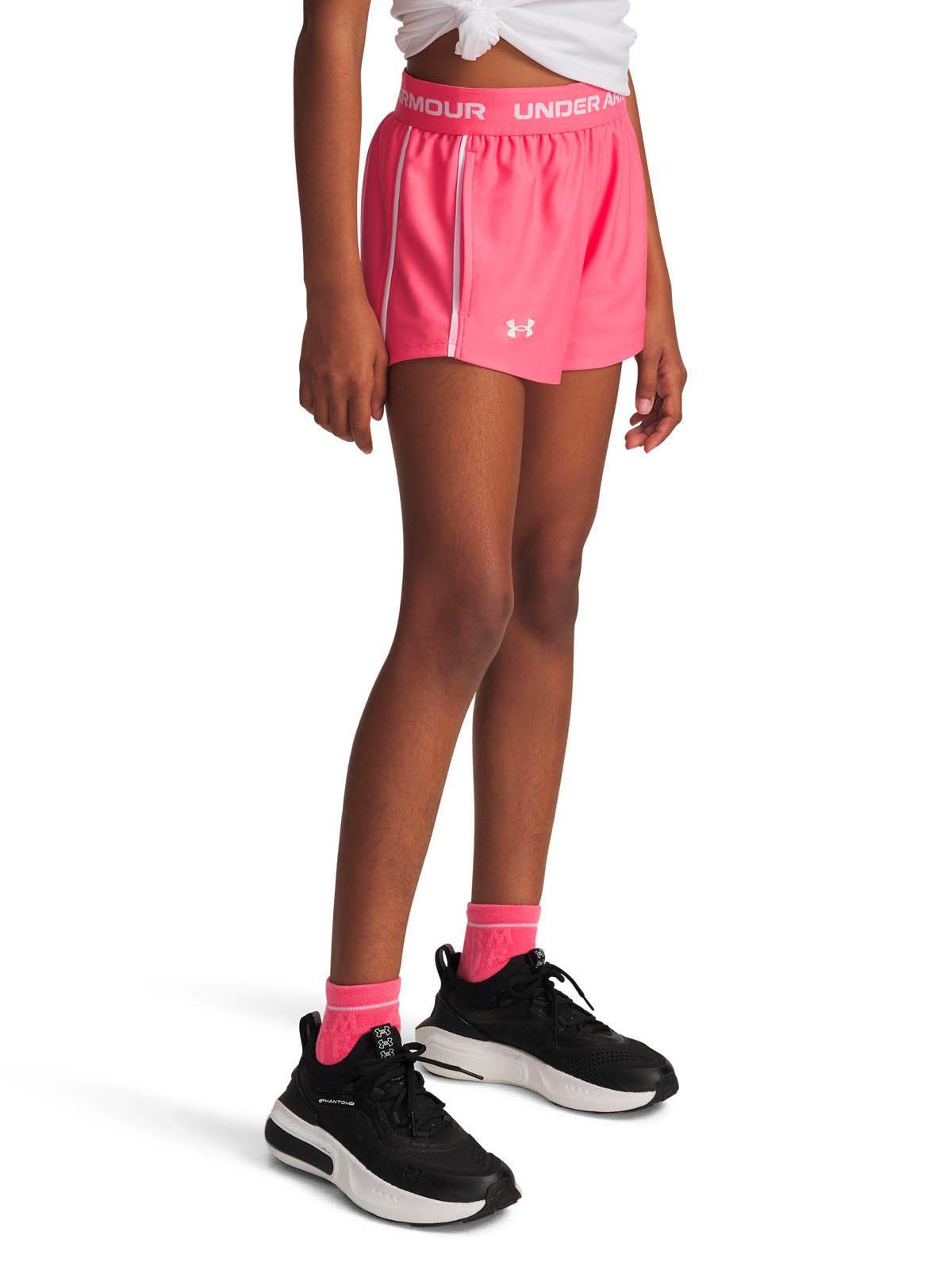 Short Training para Niña Tech Rosado -3