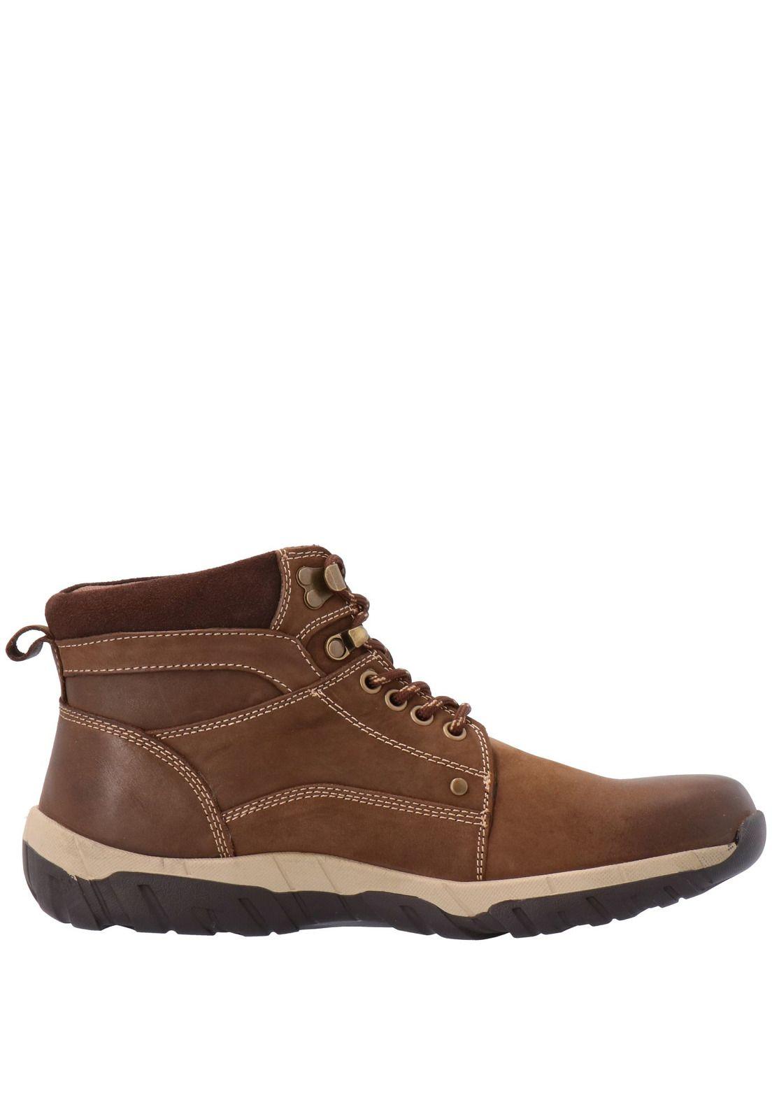 Botin Cuero Hombre Addison Café-1