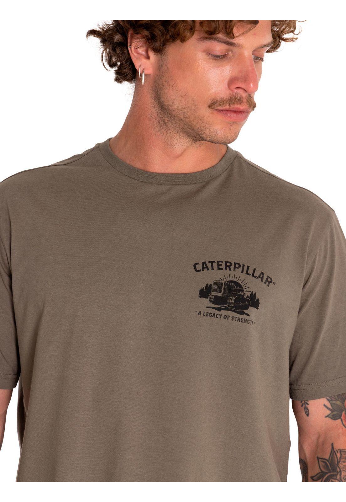 Polera Manga Corta Hombre Historic Graphic Café-4