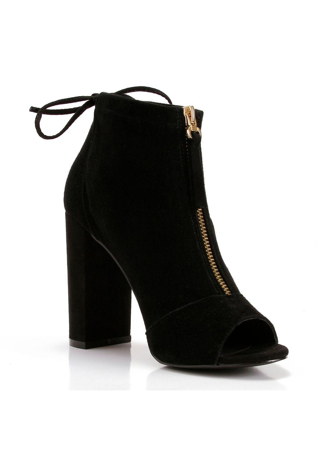 Botin Mujer Cuero Payton Negro-0