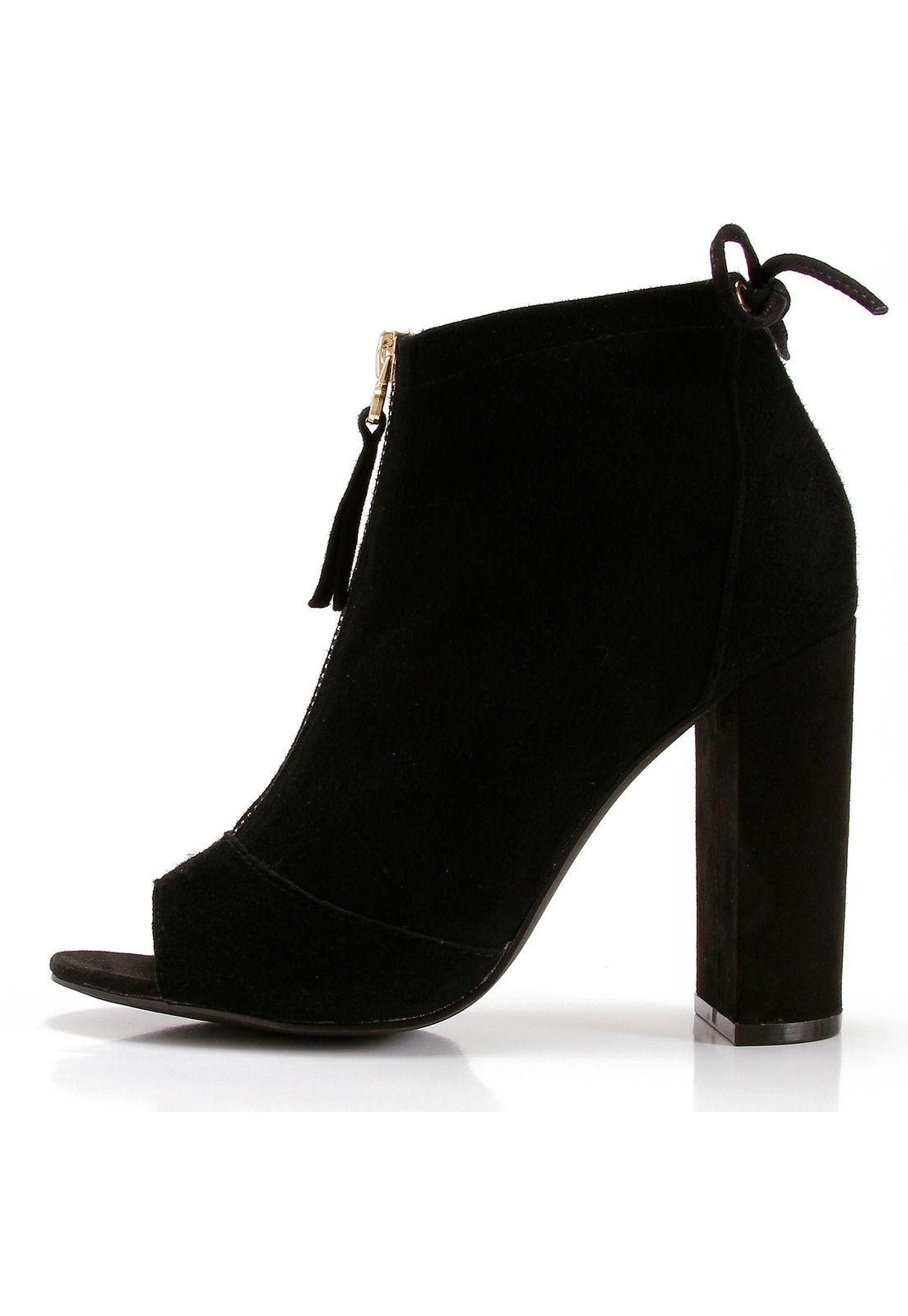 Botin Mujer Cuero Payton Negro-3