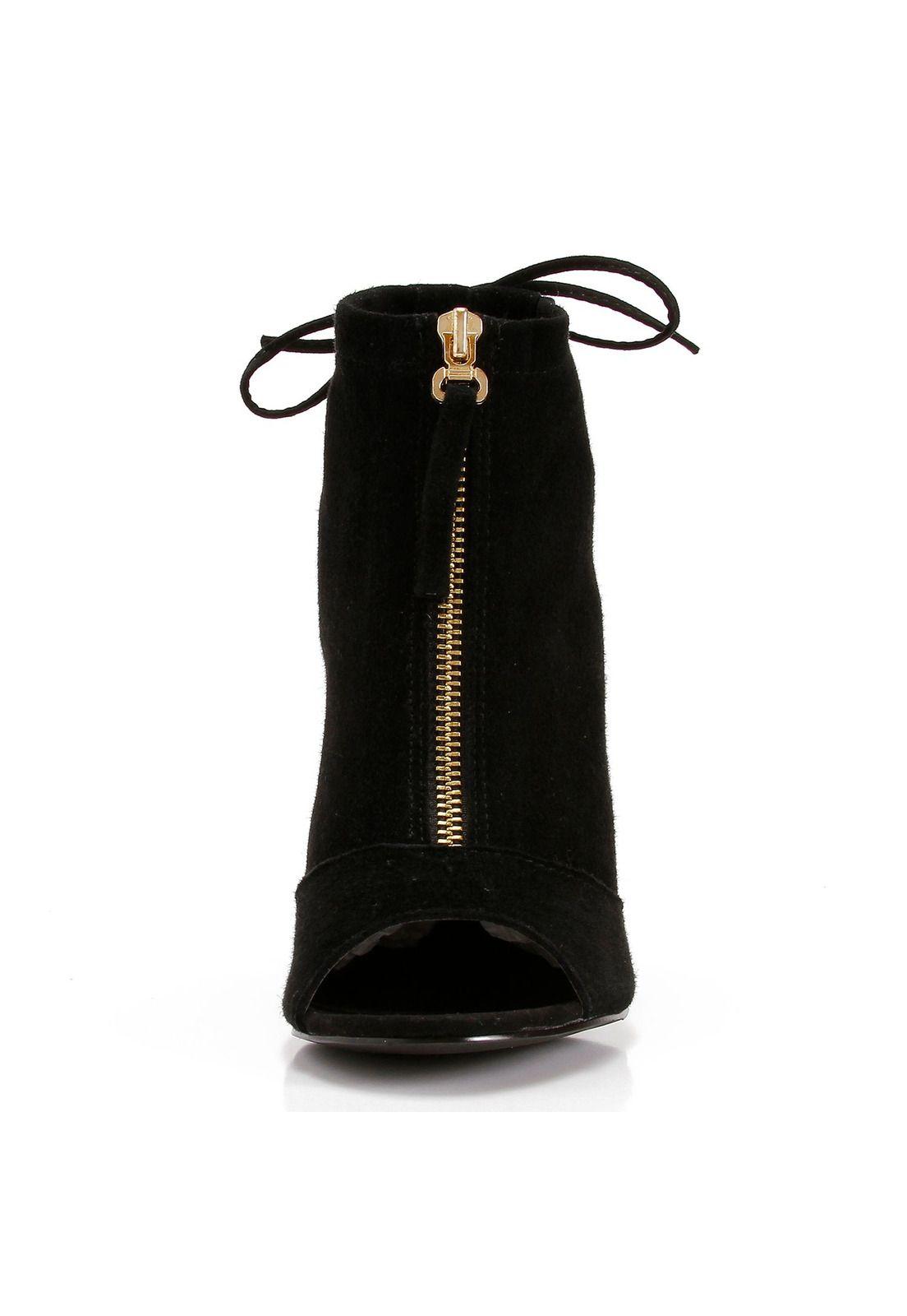 Botin Mujer Cuero Payton Negro-4