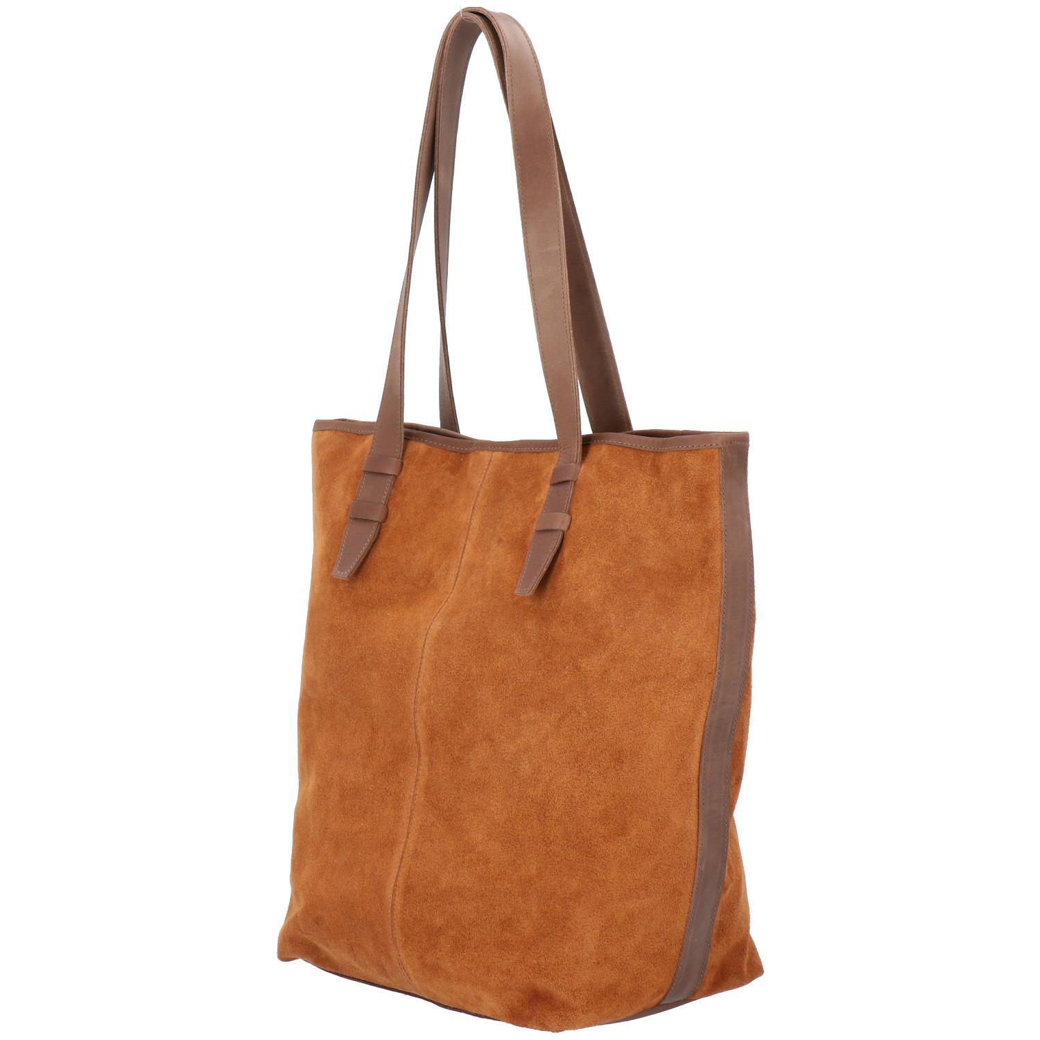 Cartera Mujer Cd Cleo Tote Café-1