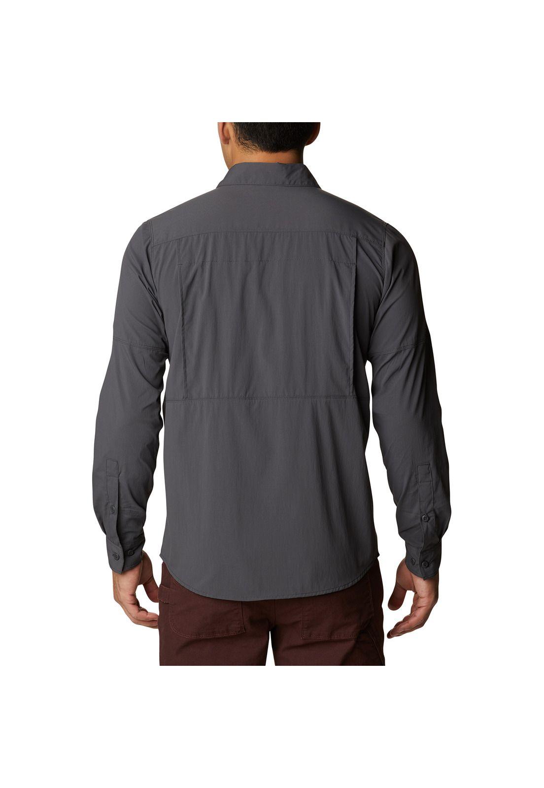 Camisa M/L Newton Ridge Ii L S Gris Oscuro Hombre-6