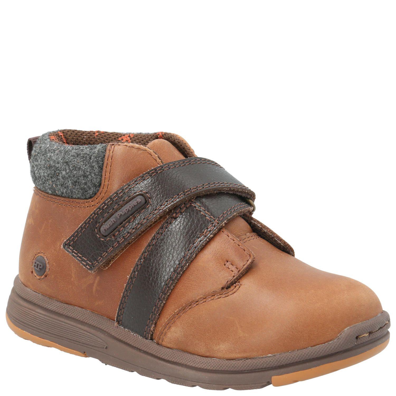 Botín Cuero Niño Runney  Café-0