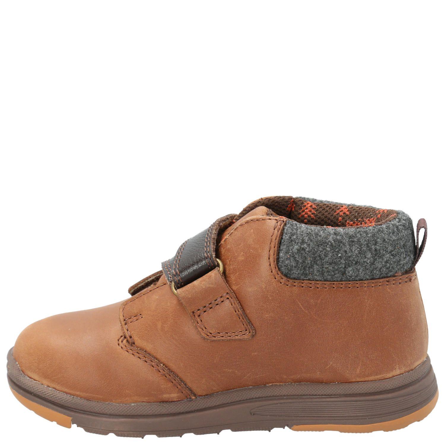 Botín Cuero Niño Runney  Café-5