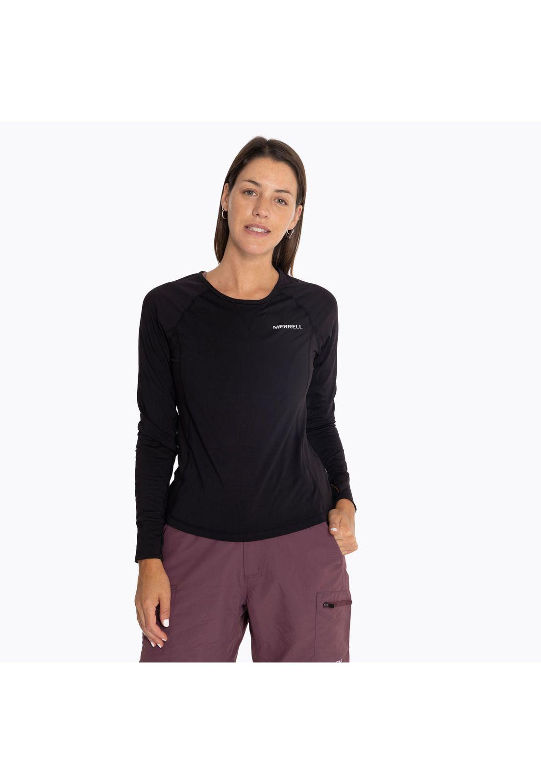 Primera Capa Top Mujer Top Fleece Negro-0