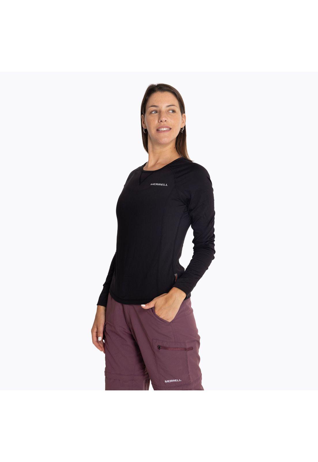 Primera Capa Top Mujer Top Fleece Negro-1