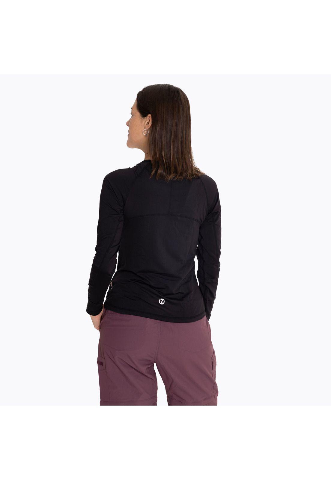 Primera Capa Top Mujer Top Fleece Negro-3