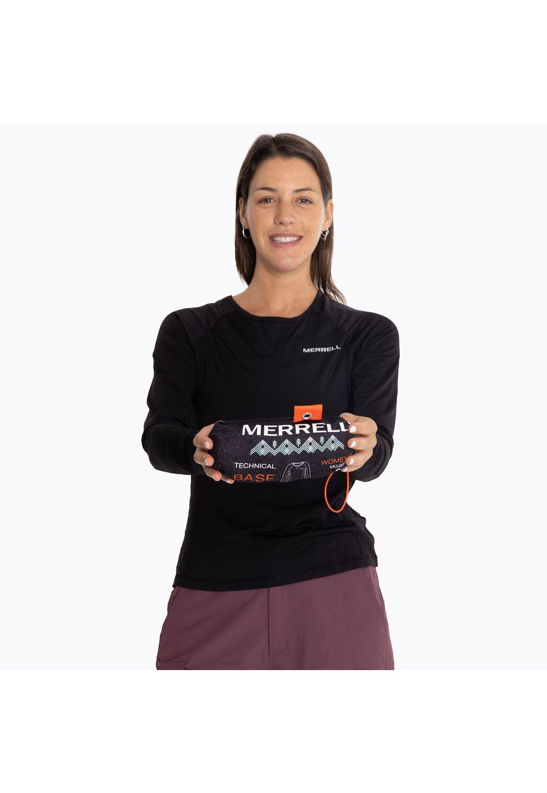 Primera Capa Top Mujer Top Fleece Negro-5