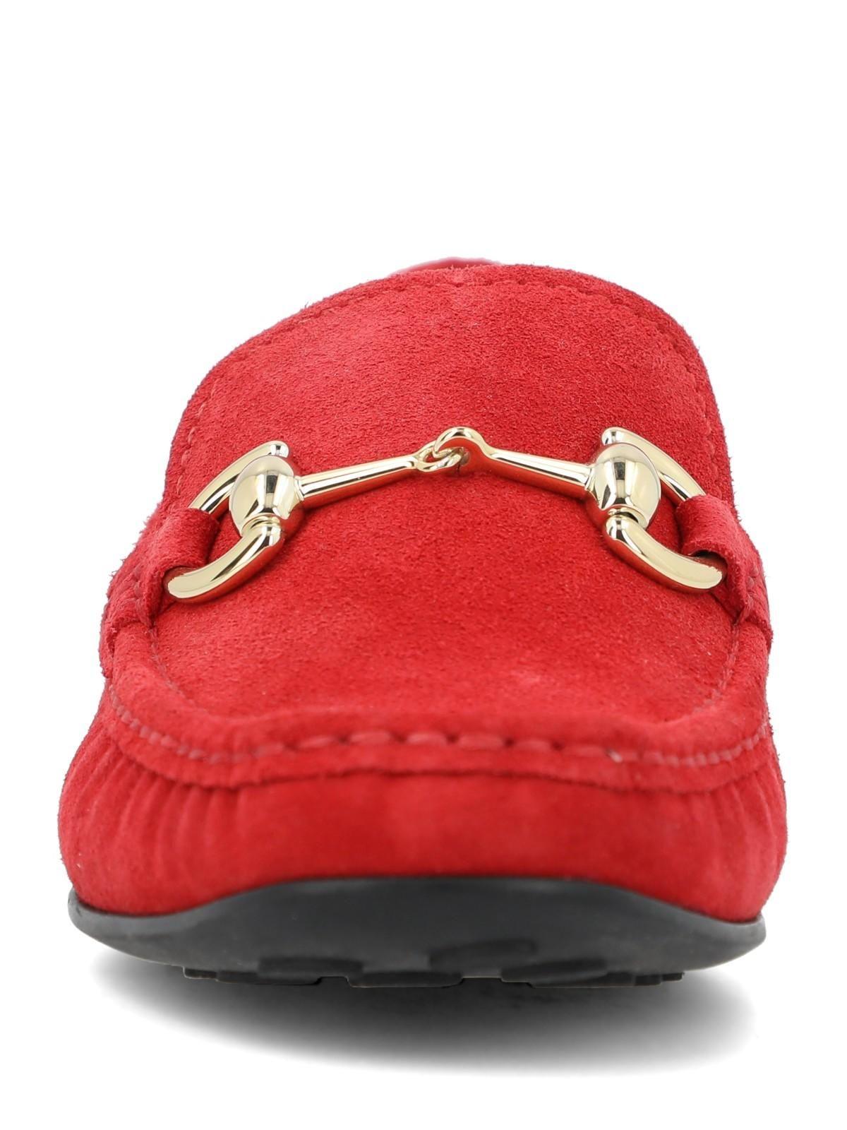 Mocasin Mujer Lonera Rojo-3
