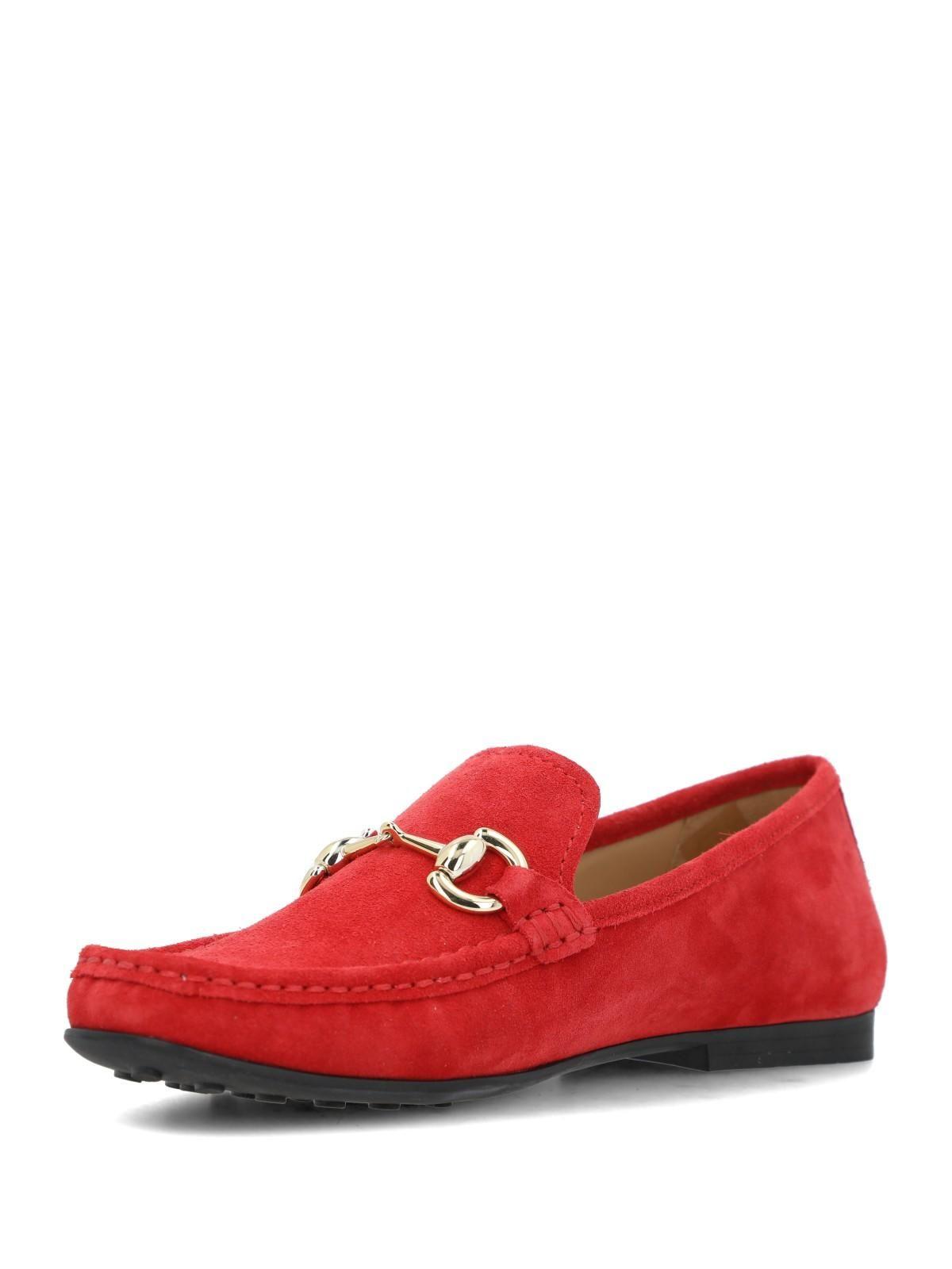 Mocasin Mujer Lonera Rojo-4