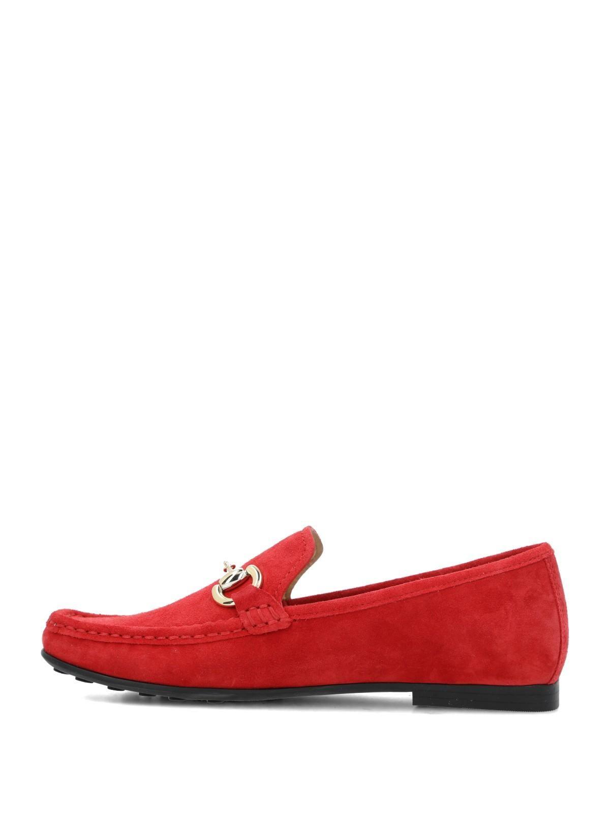 Mocasin Mujer Lonera Rojo-5