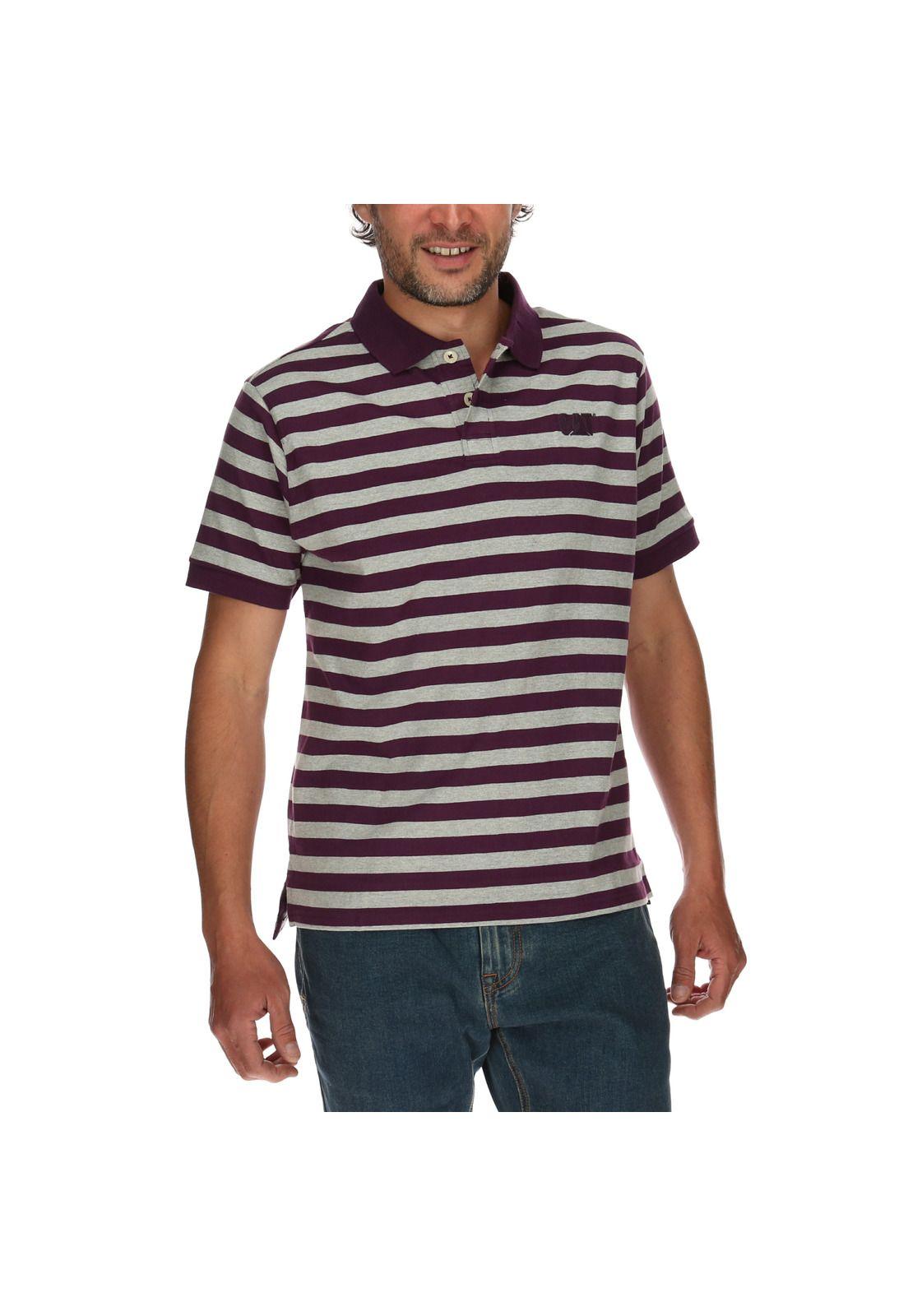 Polera Polo Hombre Classic Logo Polo Burdeo-0