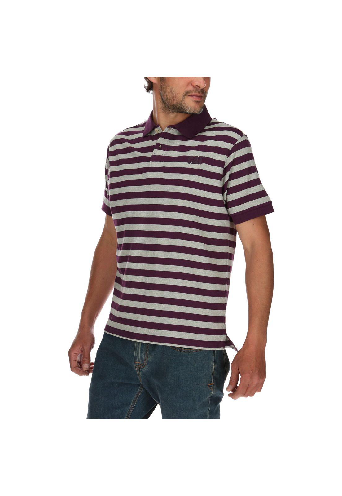 Polera Polo Hombre Classic Logo Polo Burdeo-1