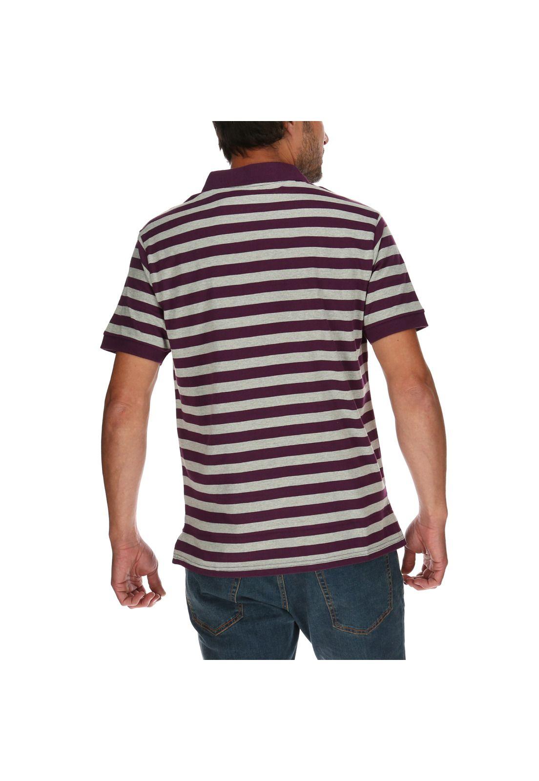 Polera Polo Hombre Classic Logo Polo Burdeo-2