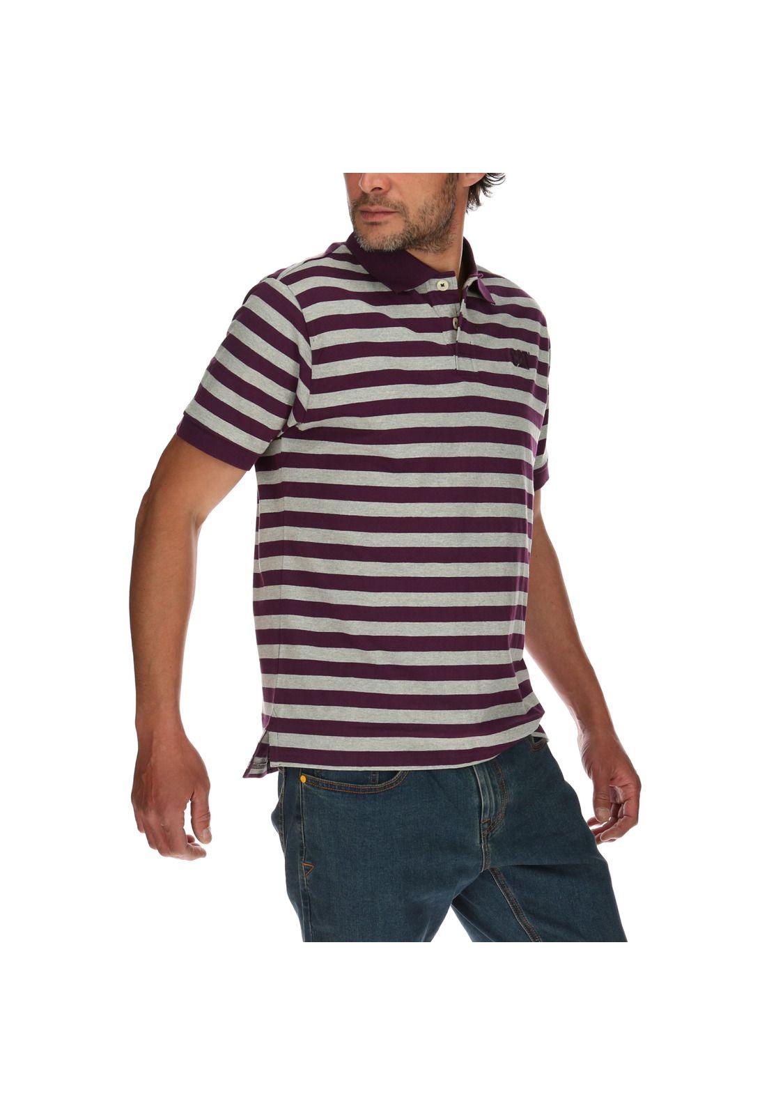 Polera Polo Hombre Classic Logo Polo Burdeo-3