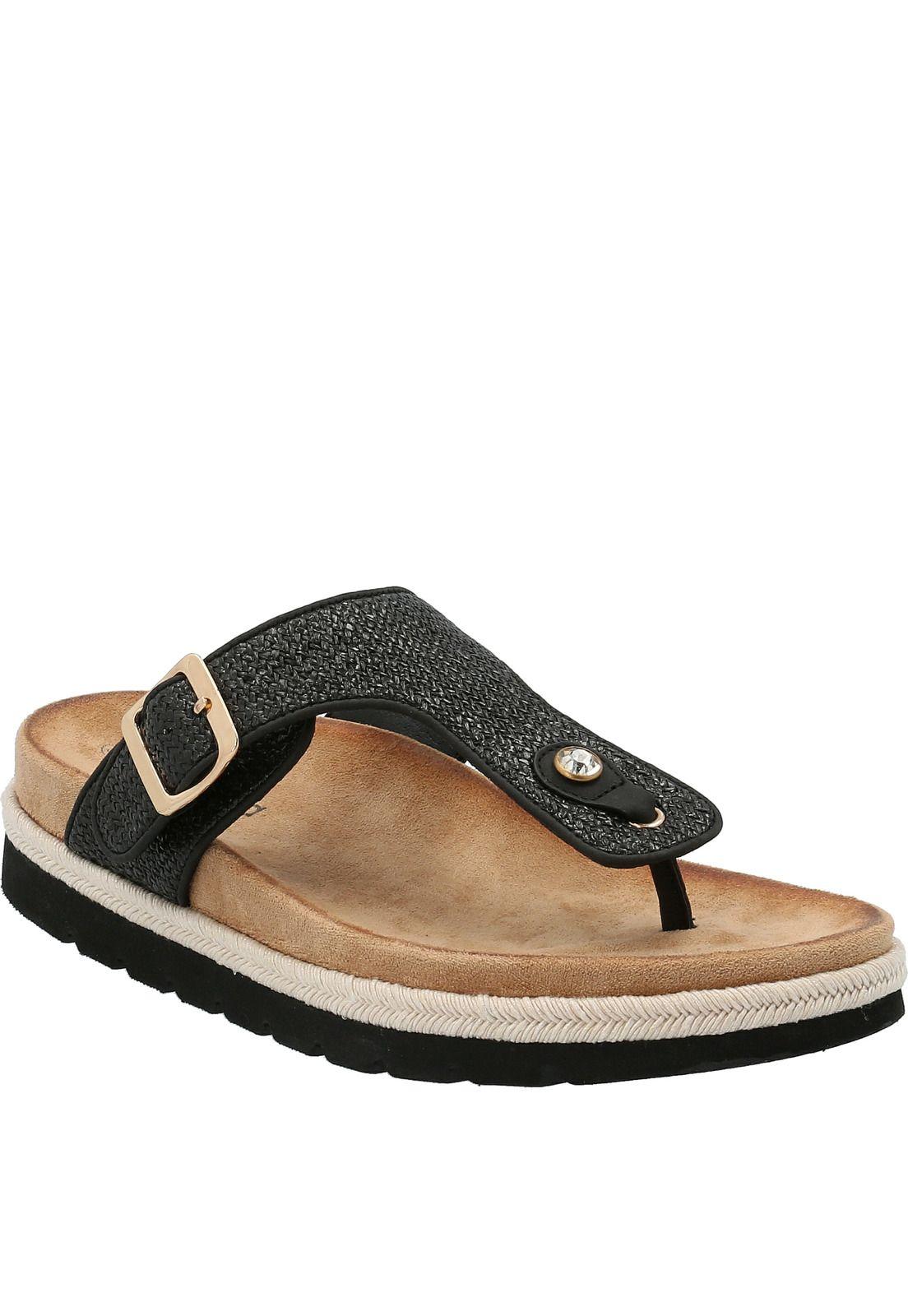 Sandalia Mujer Murad Negro-0