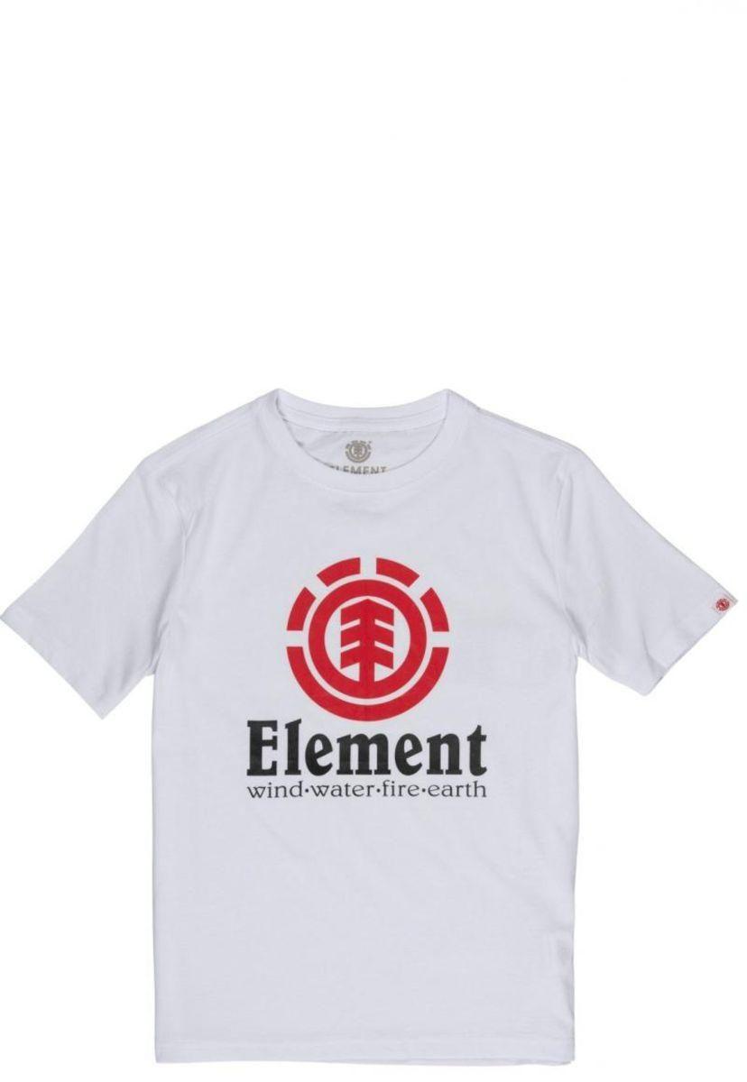 Polera M/C Niño Vertical Ss Boy Blanco Element-0