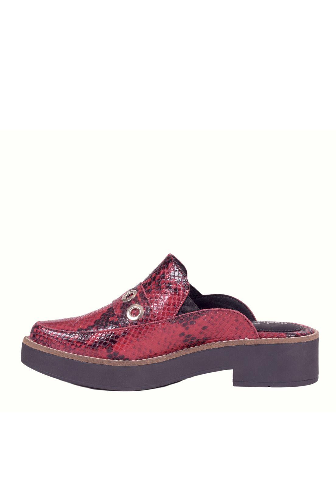 Botin Cuero Mujer Rafaela Rojo-2