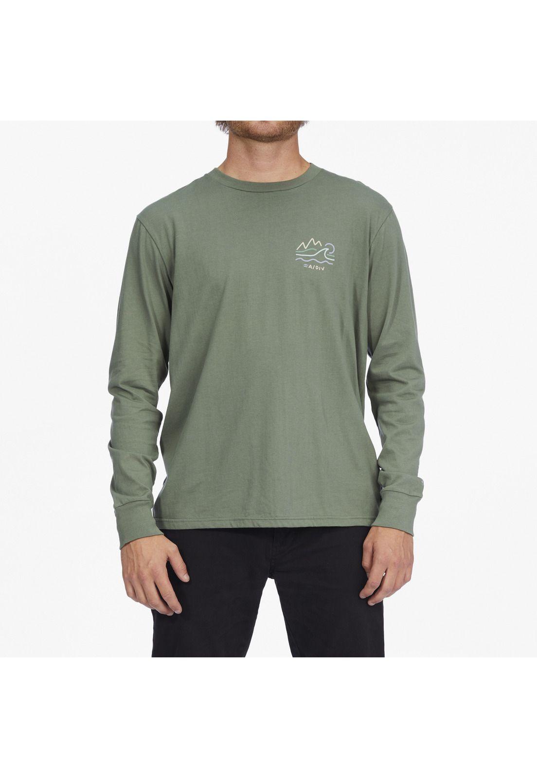 Polera M/L Hombre Peaks Gris-0