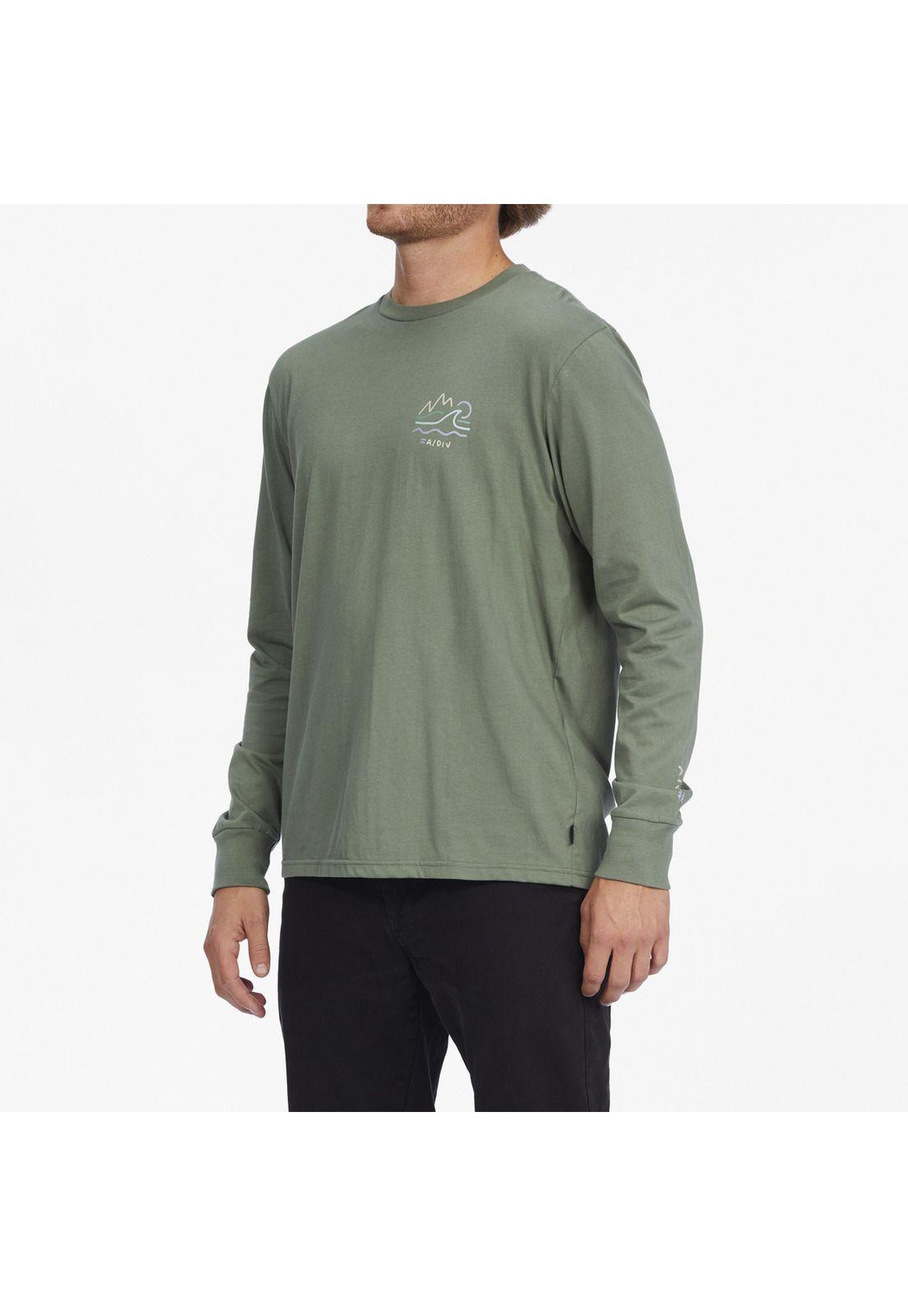 Polera M/L Hombre Peaks Gris-1