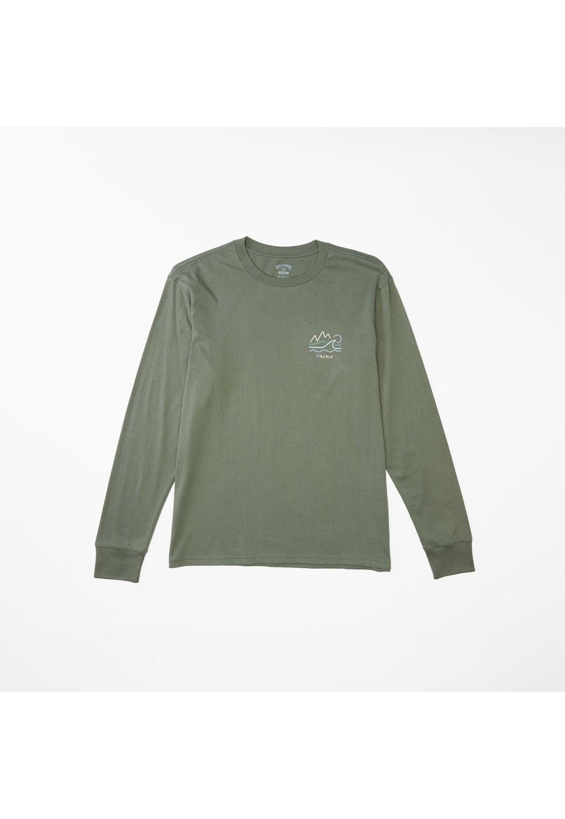 Polera M/L Hombre Peaks Gris-4