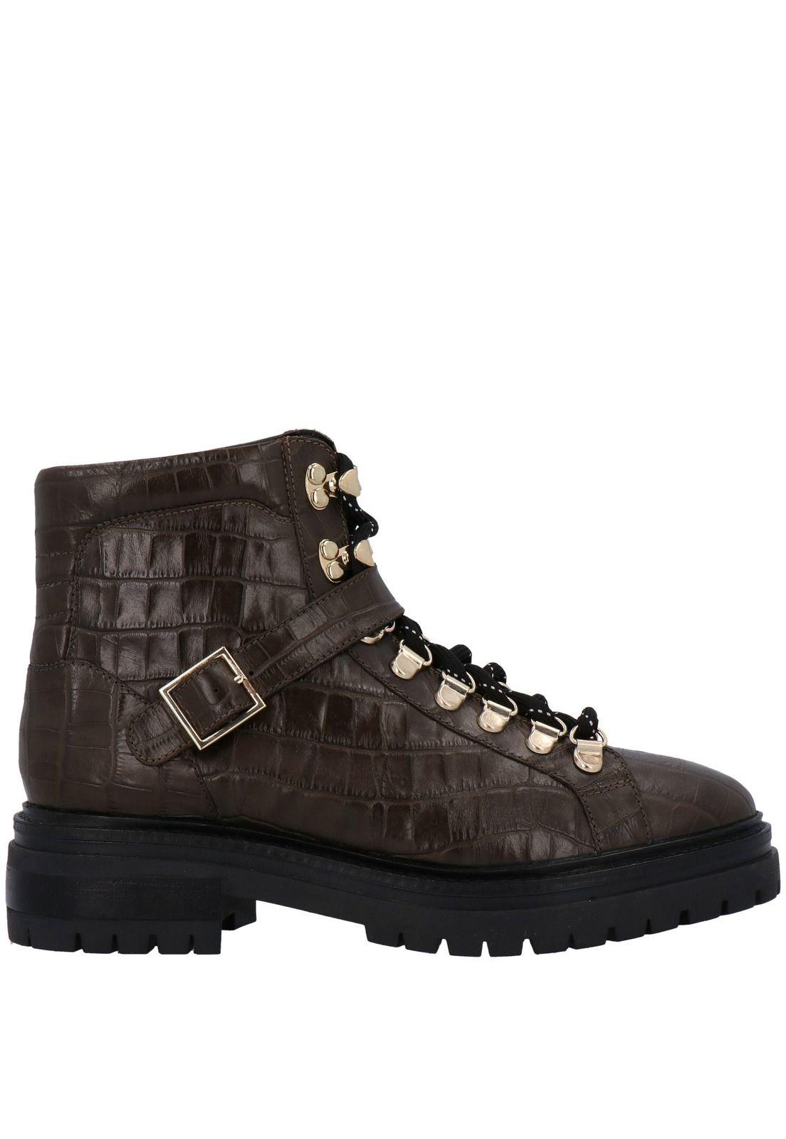 Botin Mujer Cuero Samy Verde-1