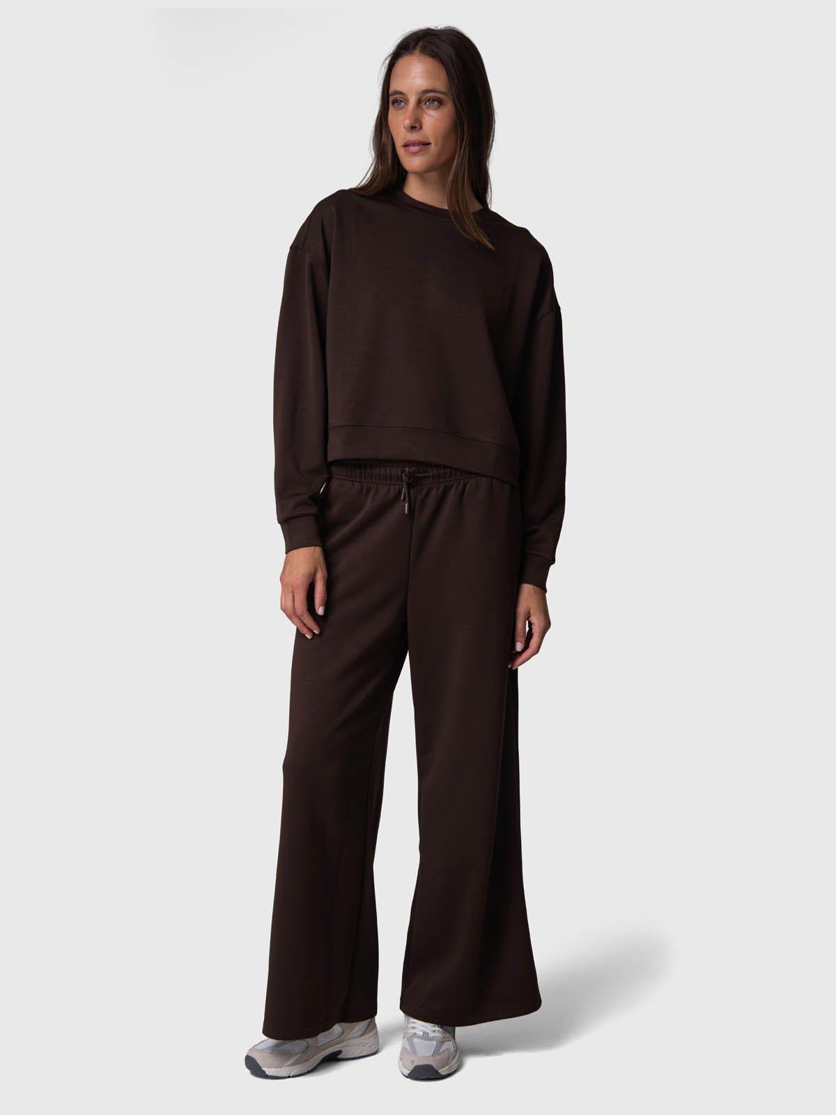 Poleron Mujer Crew Genova Rec Café-4