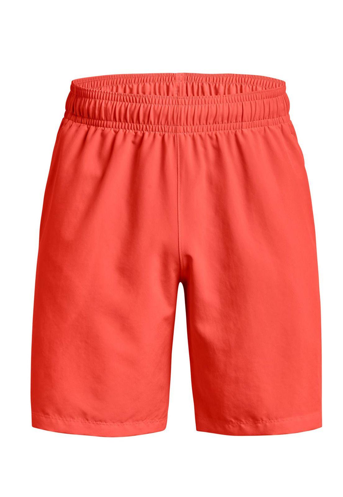 Shorts UA Woven para hombre Naranjo-0