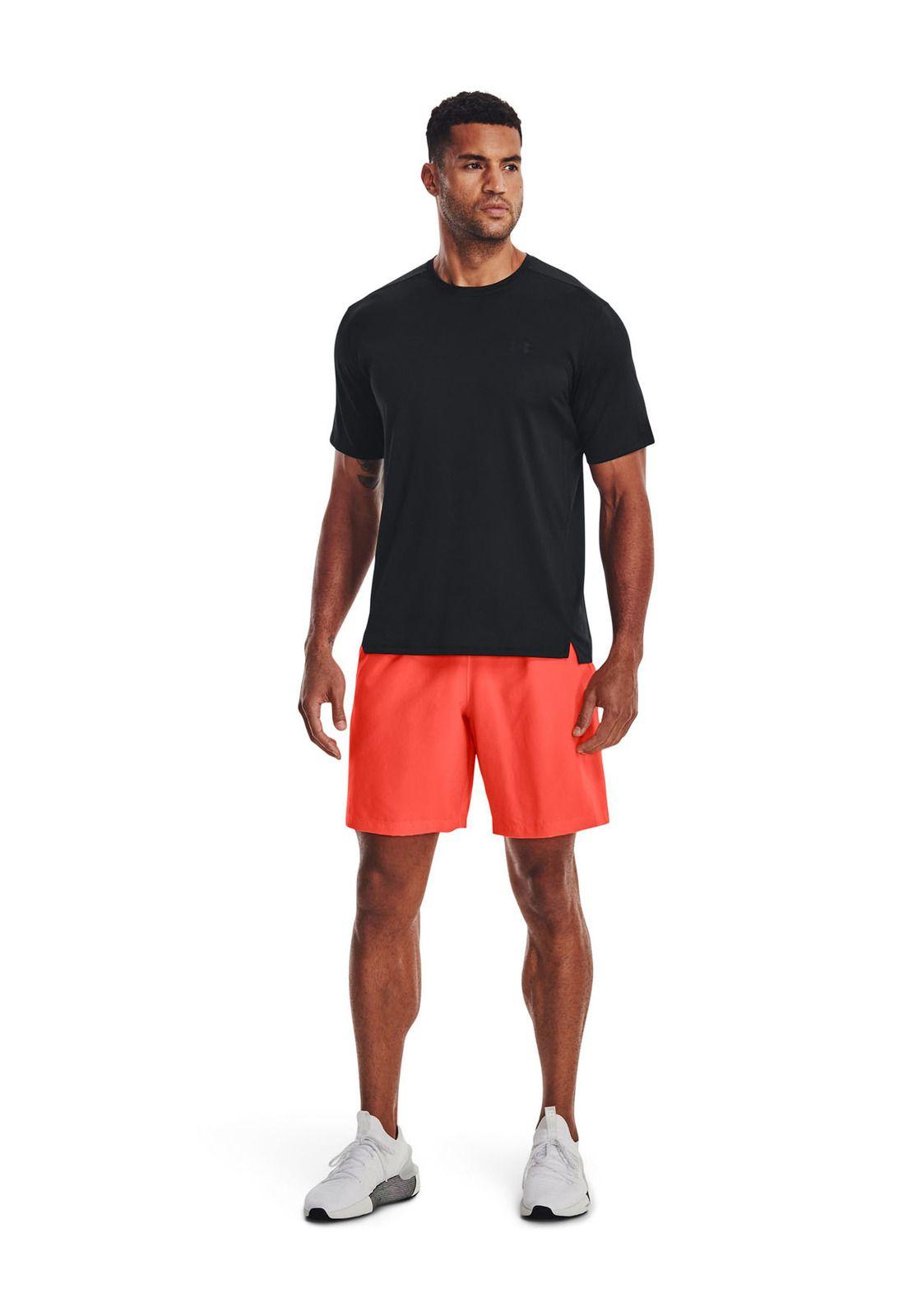 Shorts UA Woven para hombre Naranjo-5