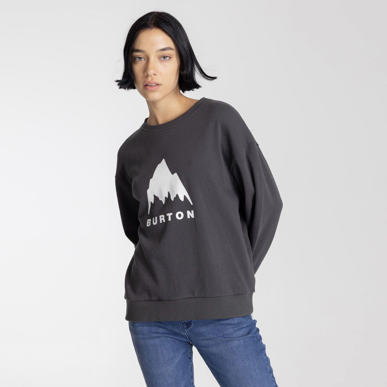 Polerón Crew Ii Negro Mujer-0