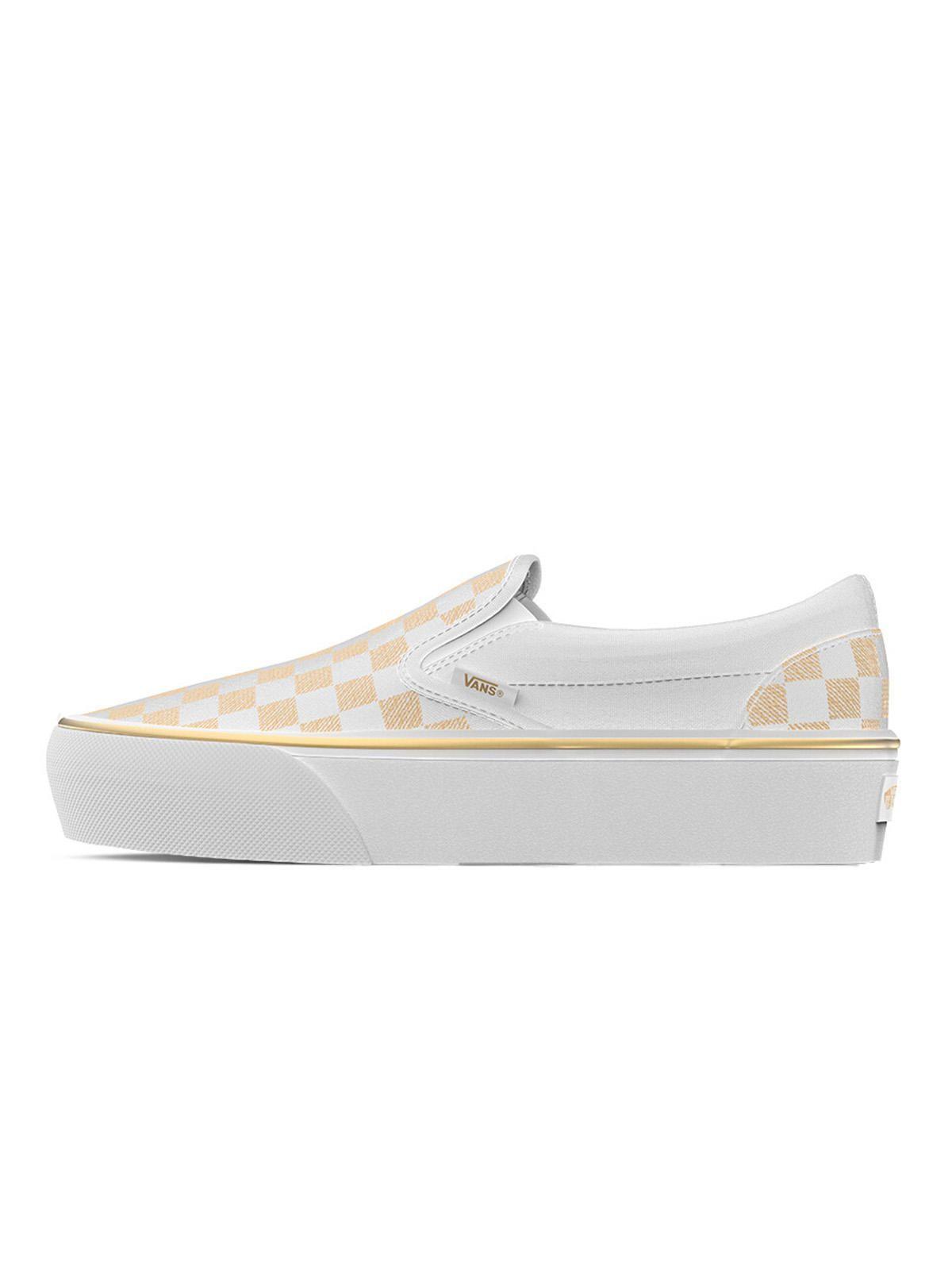 Zapatilla Mujer Classic Slip-On Plat Amarillo-1