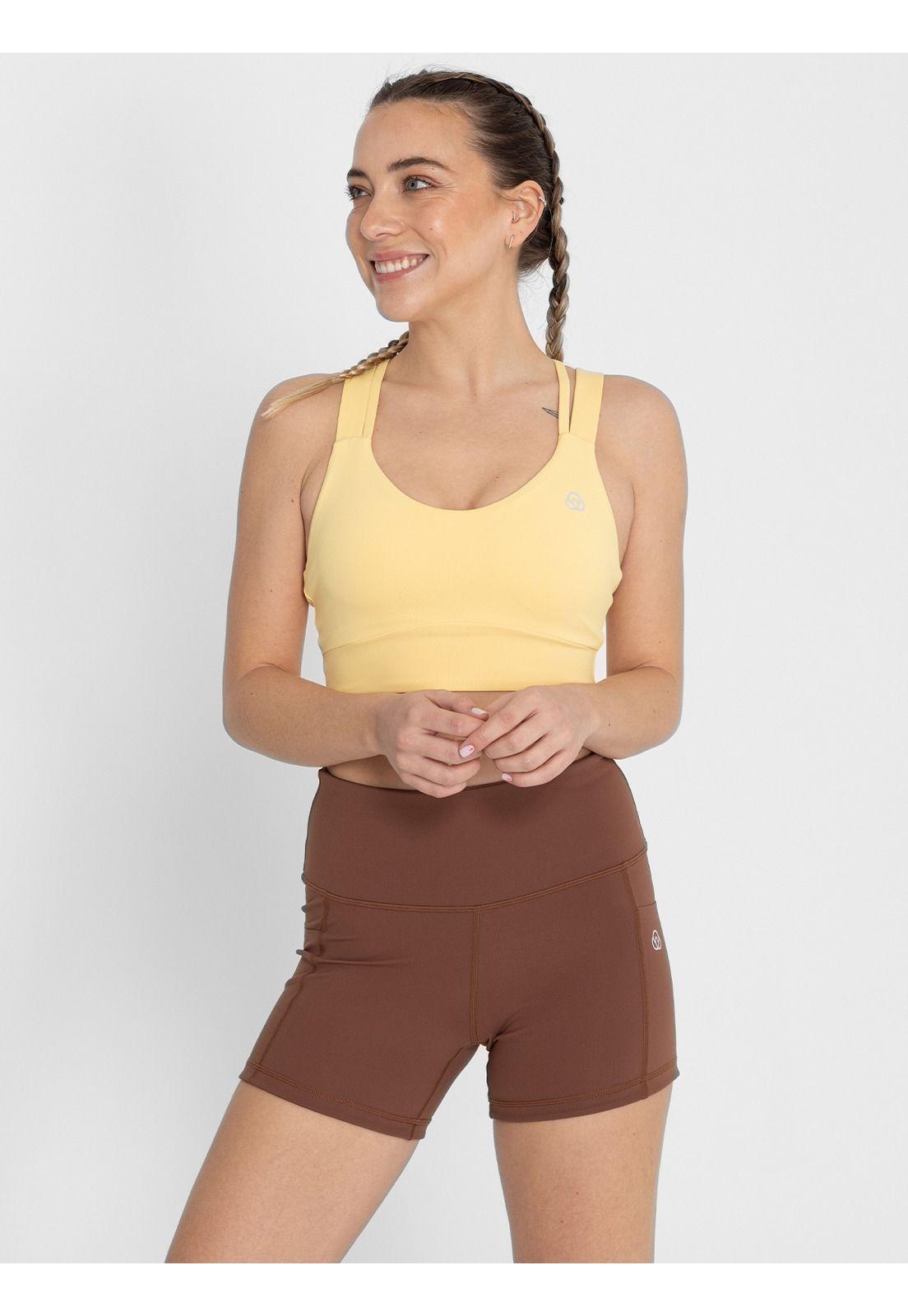 Peto Deportivo Bra Aria Ms Amarillo Mujer-0