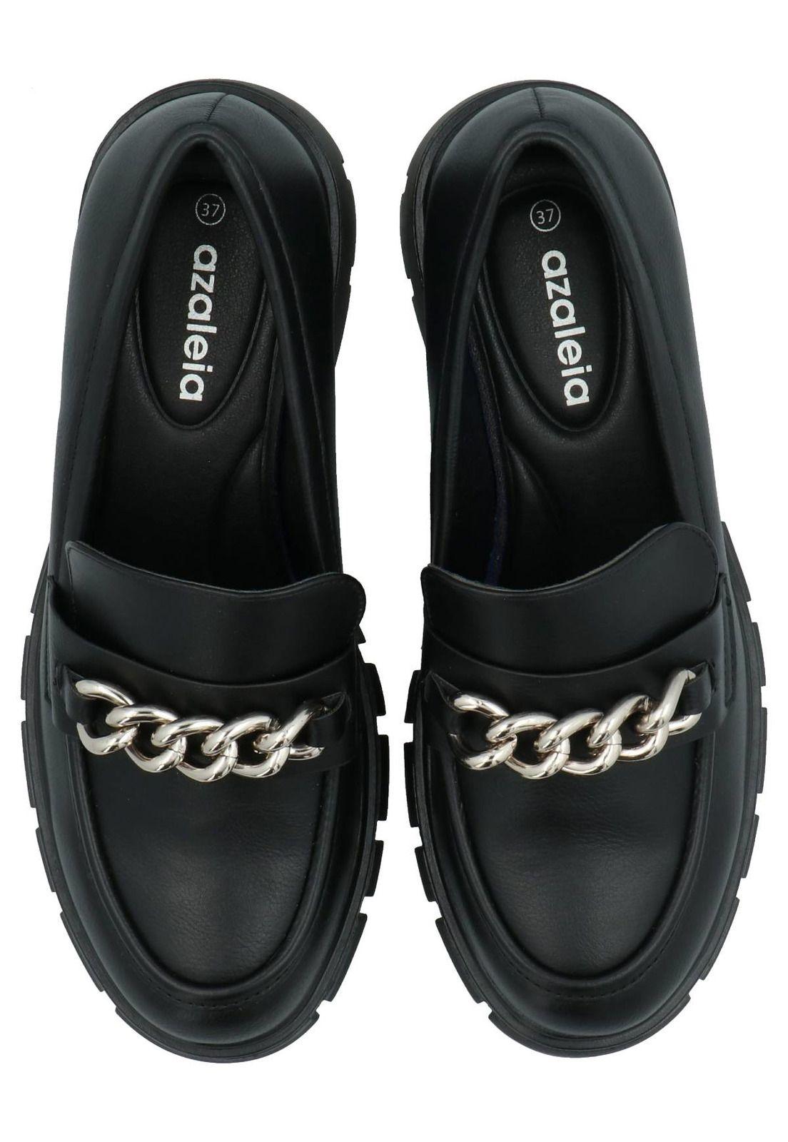 Mocasín Leeds Mujer Negro-7