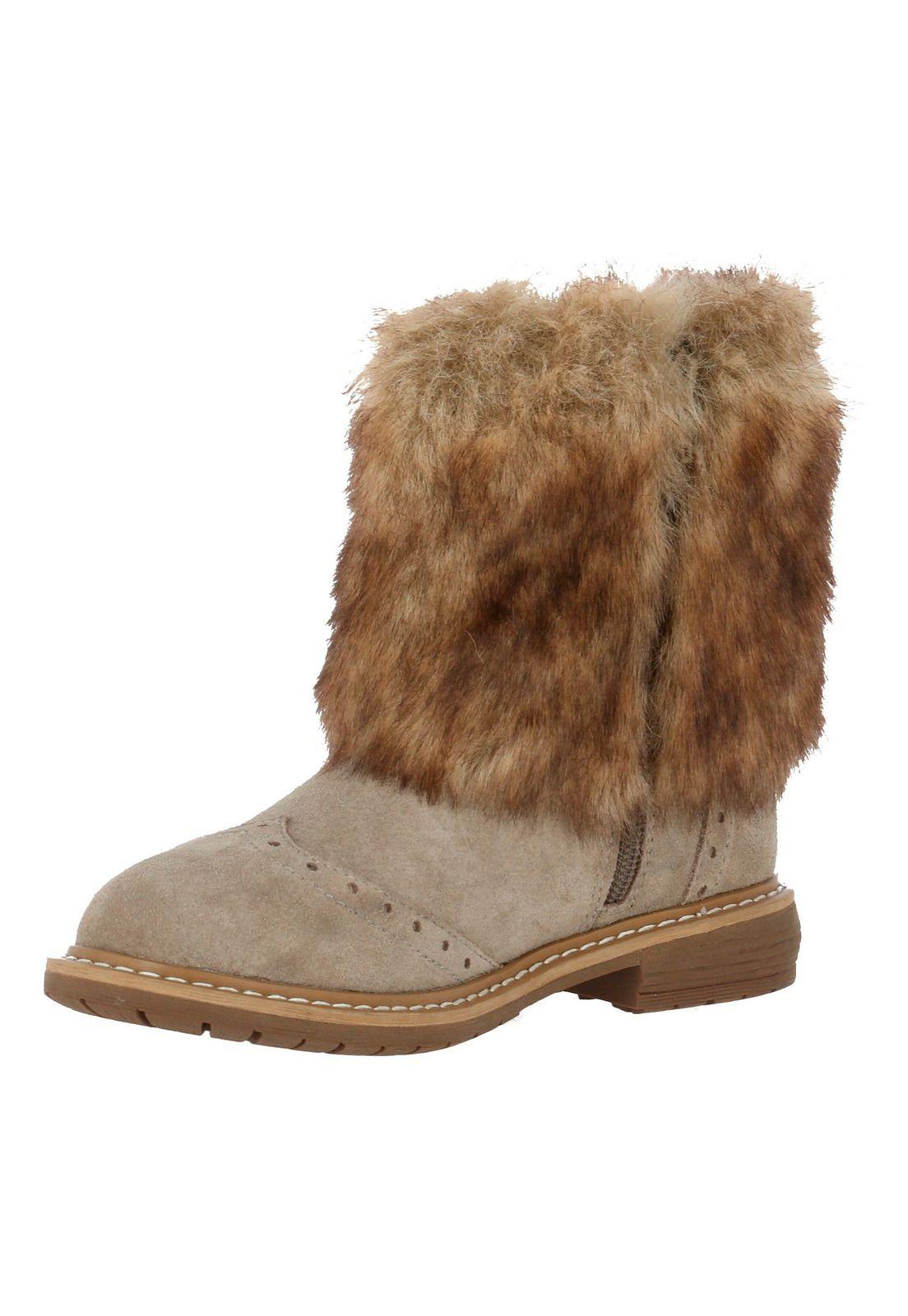 Bota Cuero Sara Gris-1