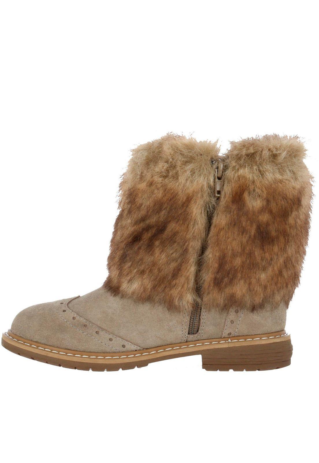 Bota Cuero Sara Gris-2