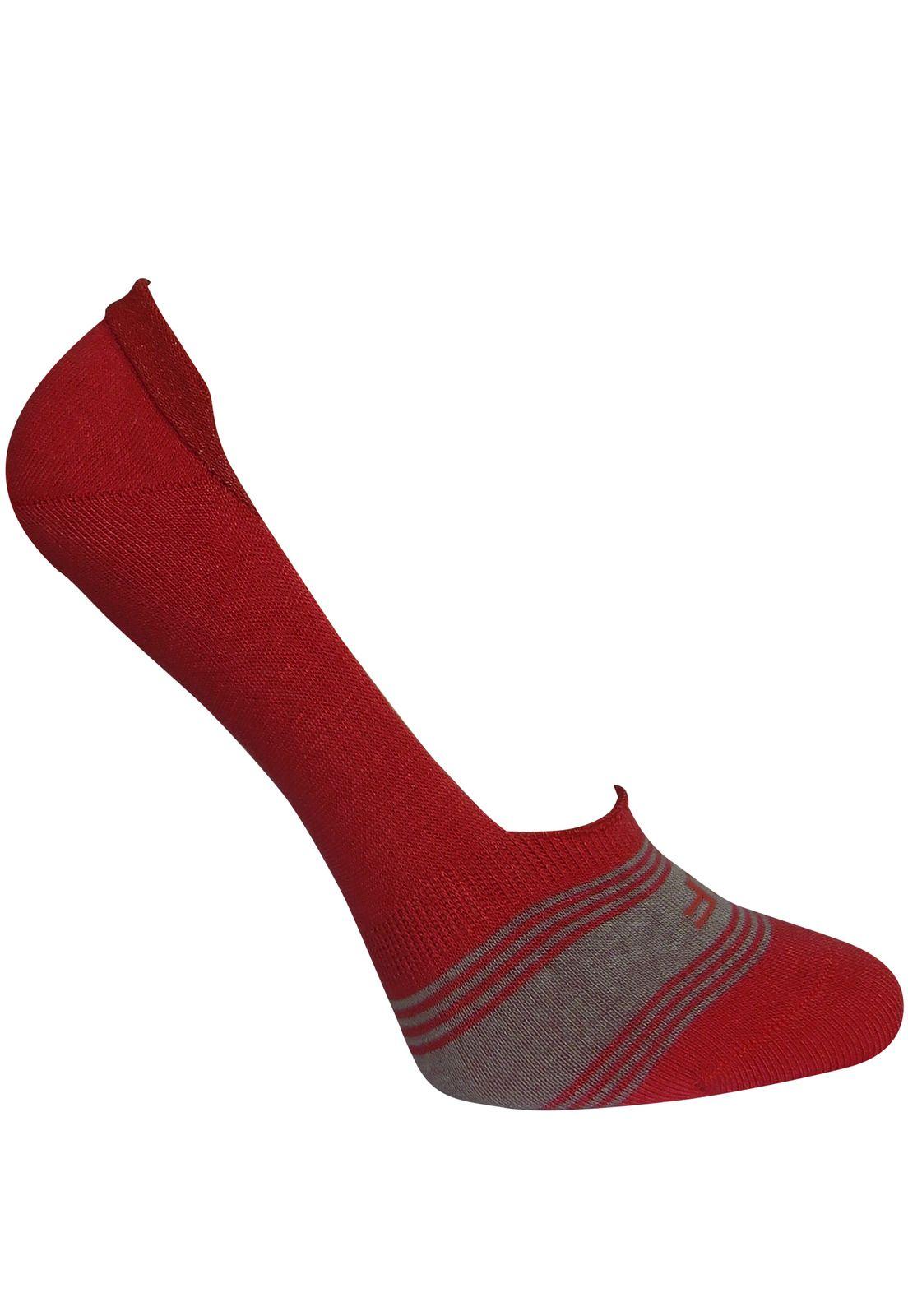 Calcetin Bambú Hombre Right Rojo Rockford-0
