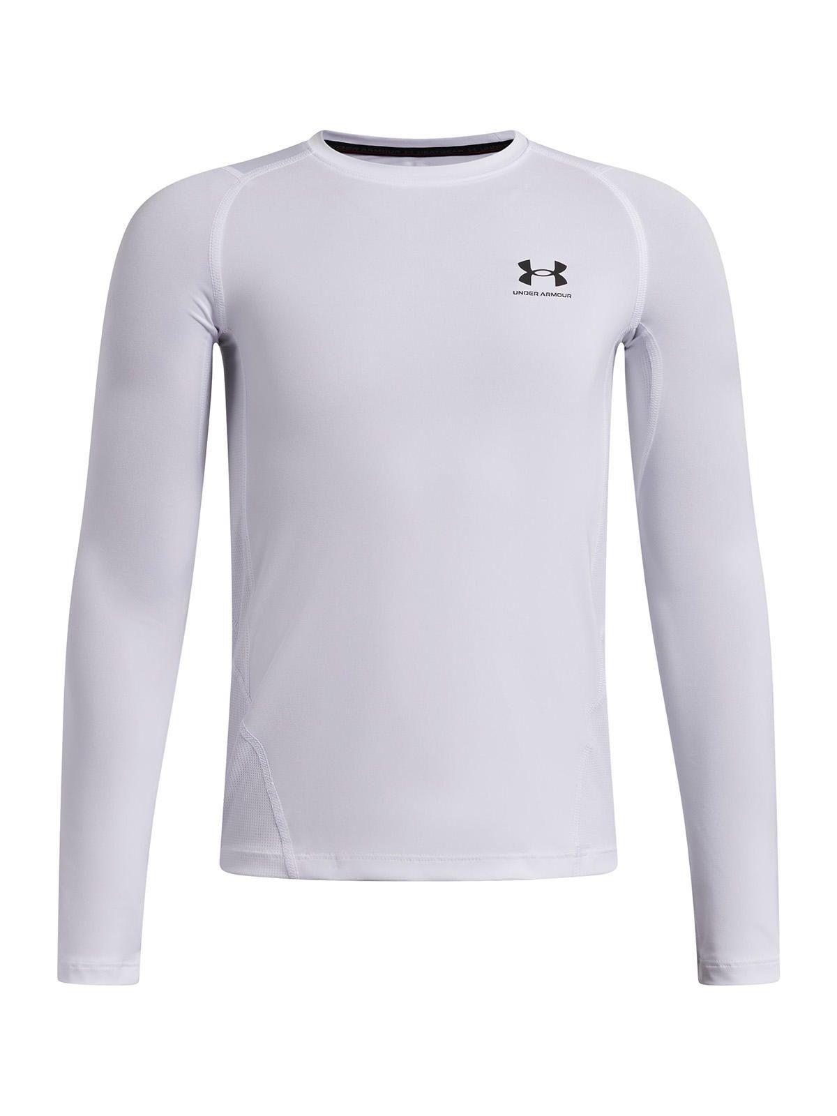 Primera Capa Superior Niño Heatgear Armour Blanco-0