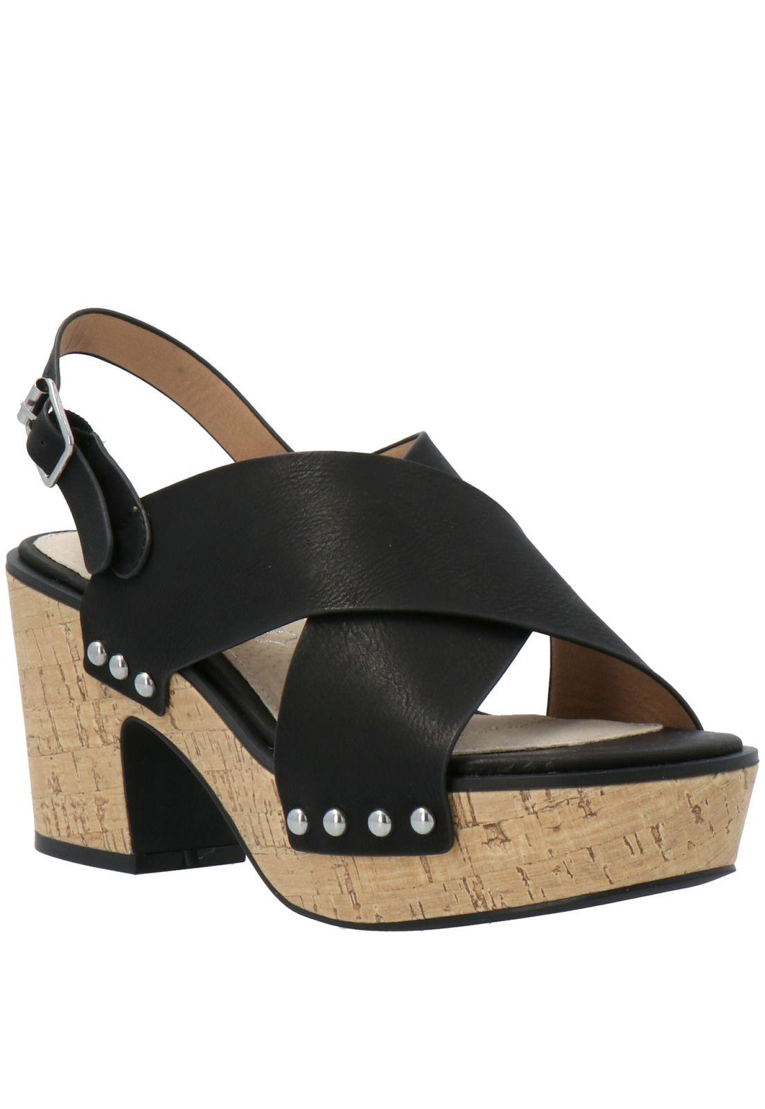 Sandalia Mujer Brut Negro-0