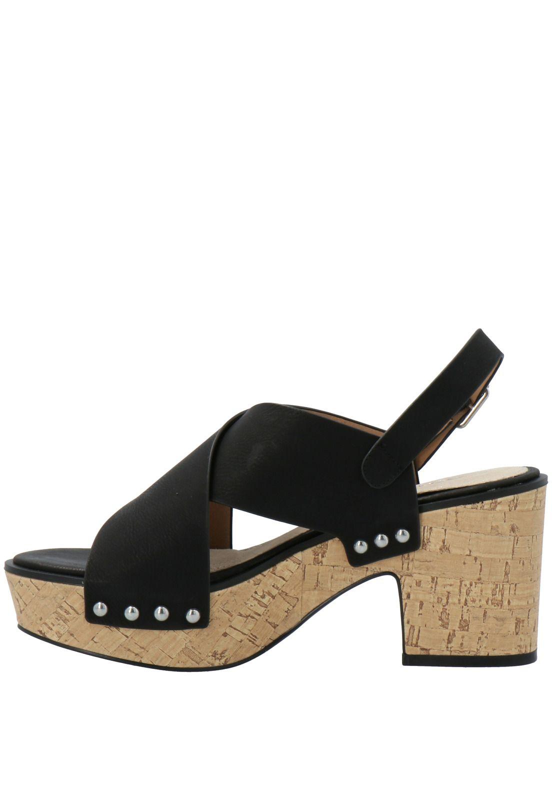 Sandalia Mujer Brut Negro-4