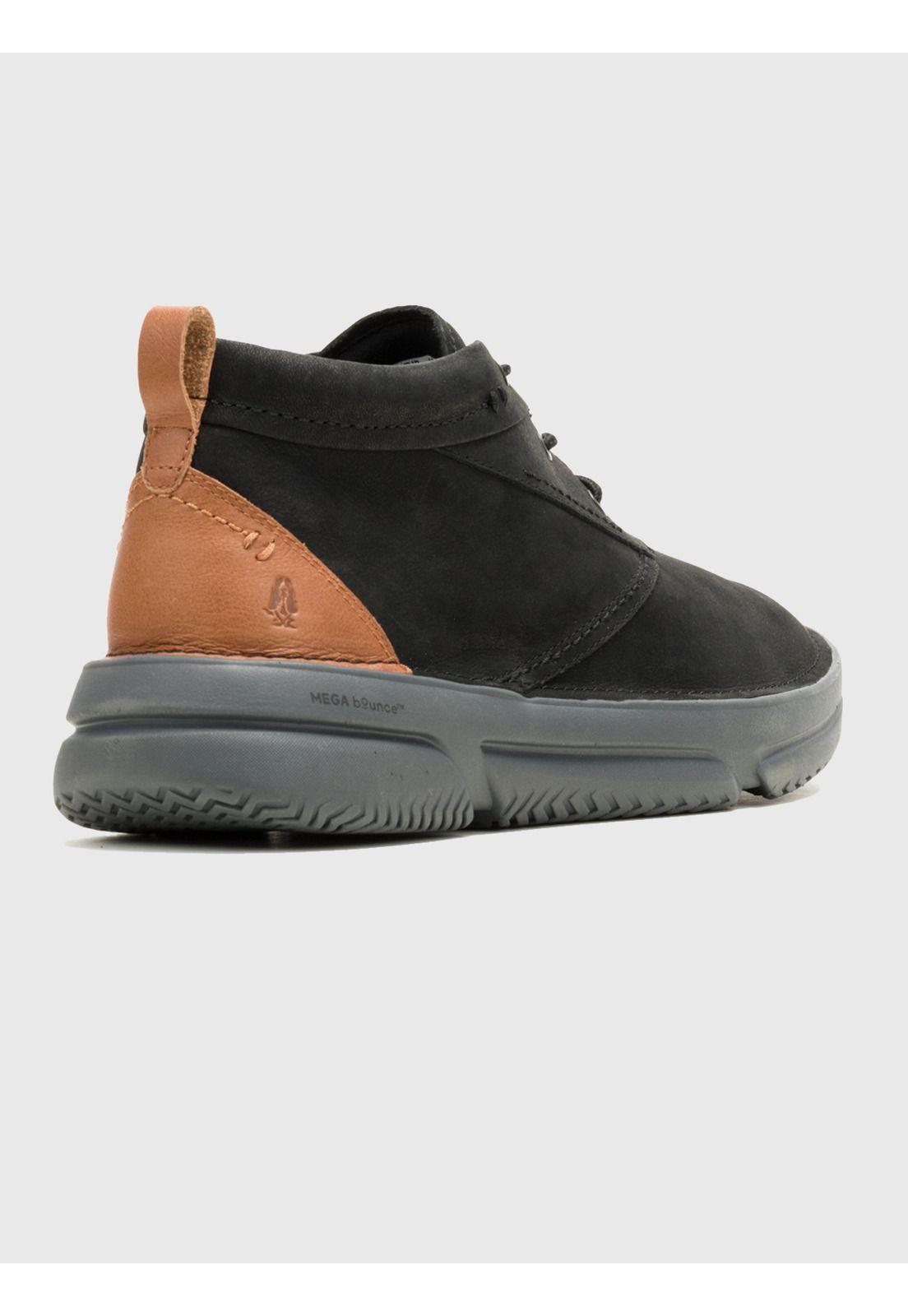 Botín Cuero Hombre Baylor Chukka Negro-3