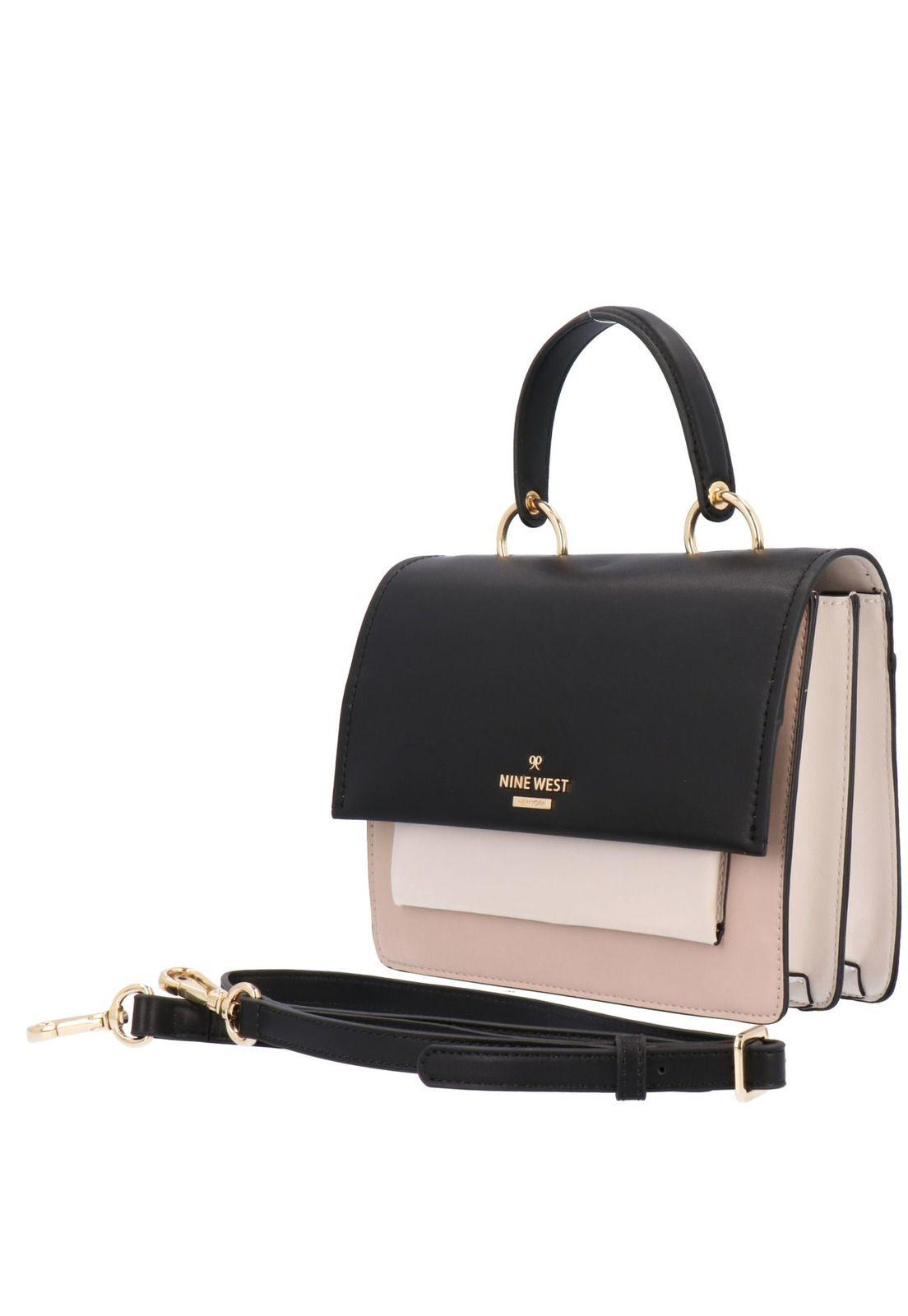 Cartera Vayle Top Handle Flap Beige Mujer-1