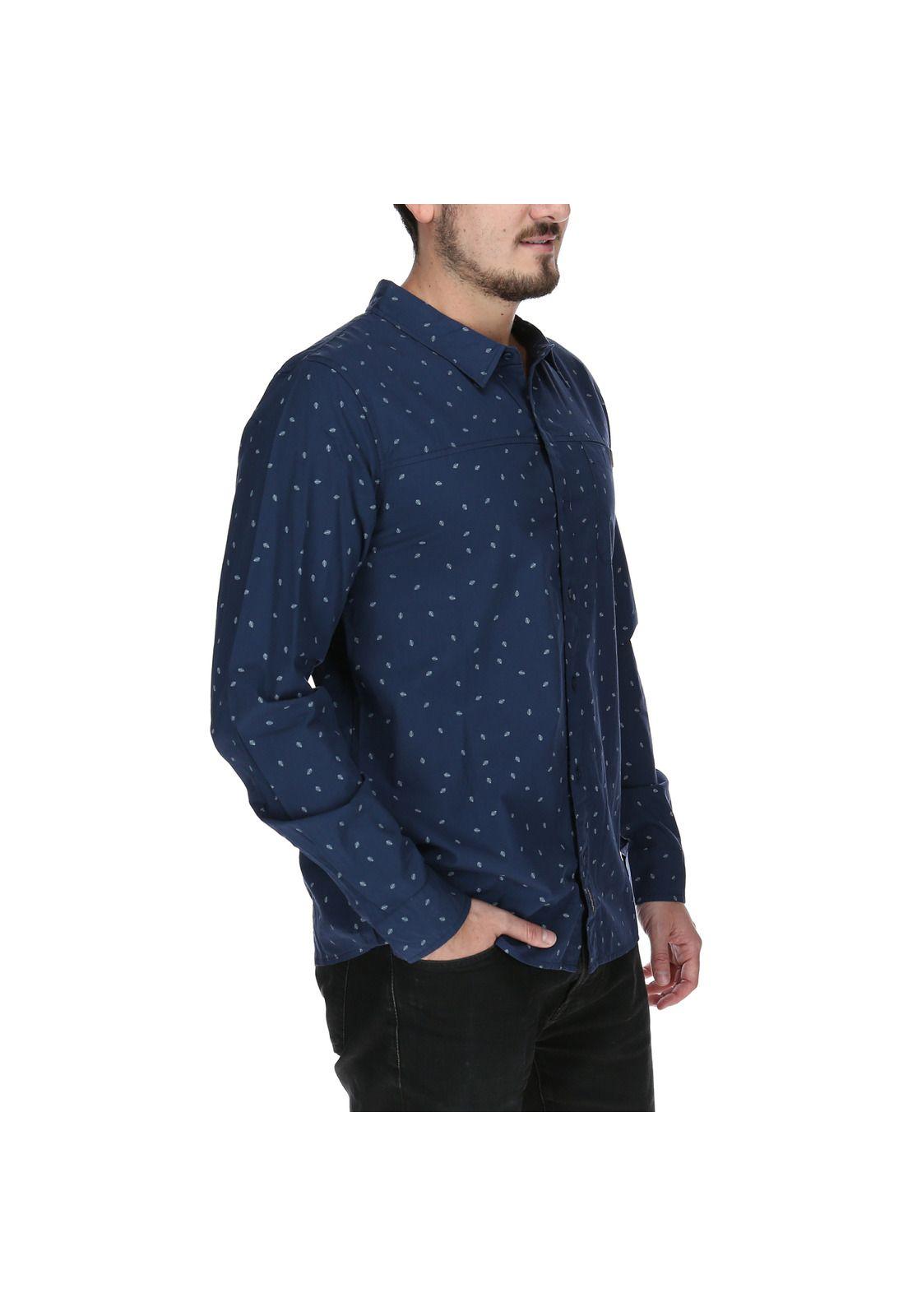 Camisa Hombre Zadar Lshirt Azul-3
