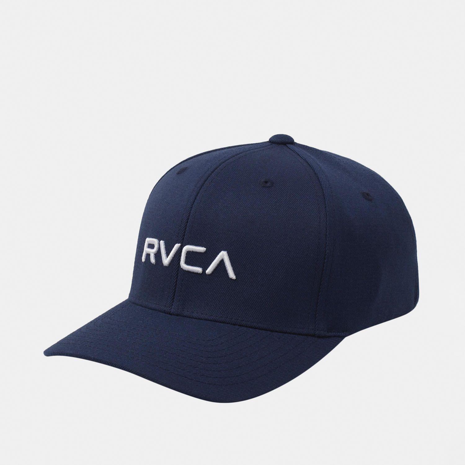 Jockey Hombre Rvca Flex Fit M Hats Azul-0