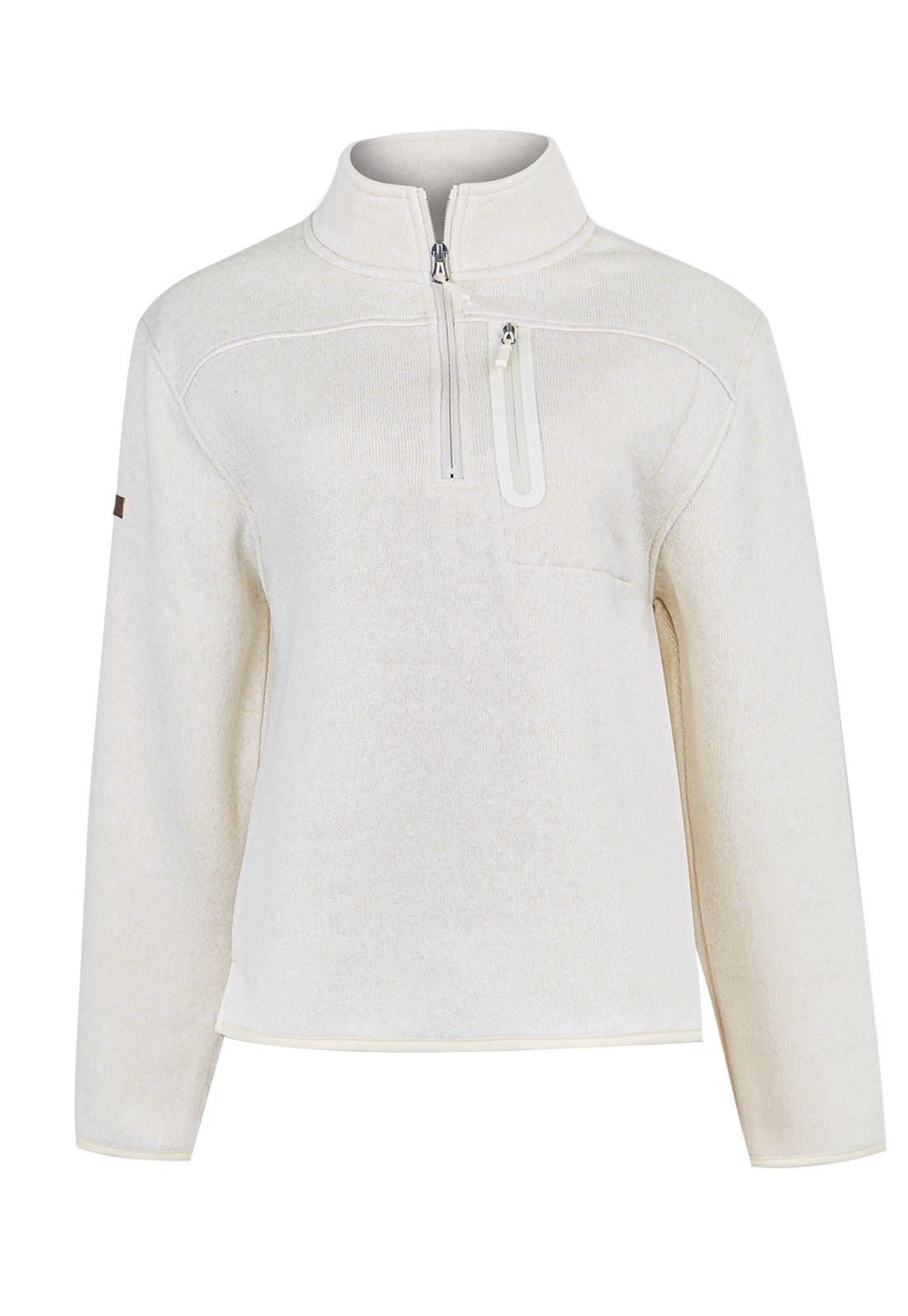 Polar Fibras Recicladas Beige Amber Mujer -0